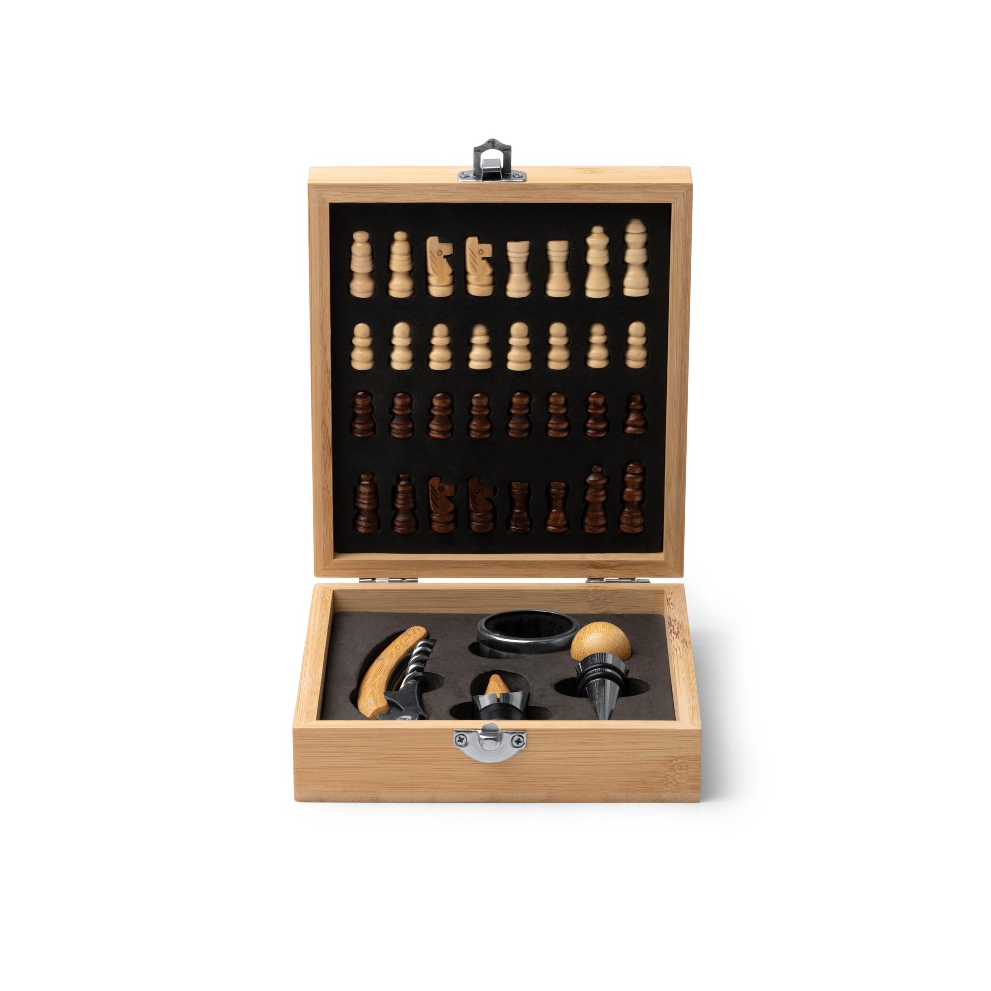 Set vin și șah Fresno NATURAL Marime universala