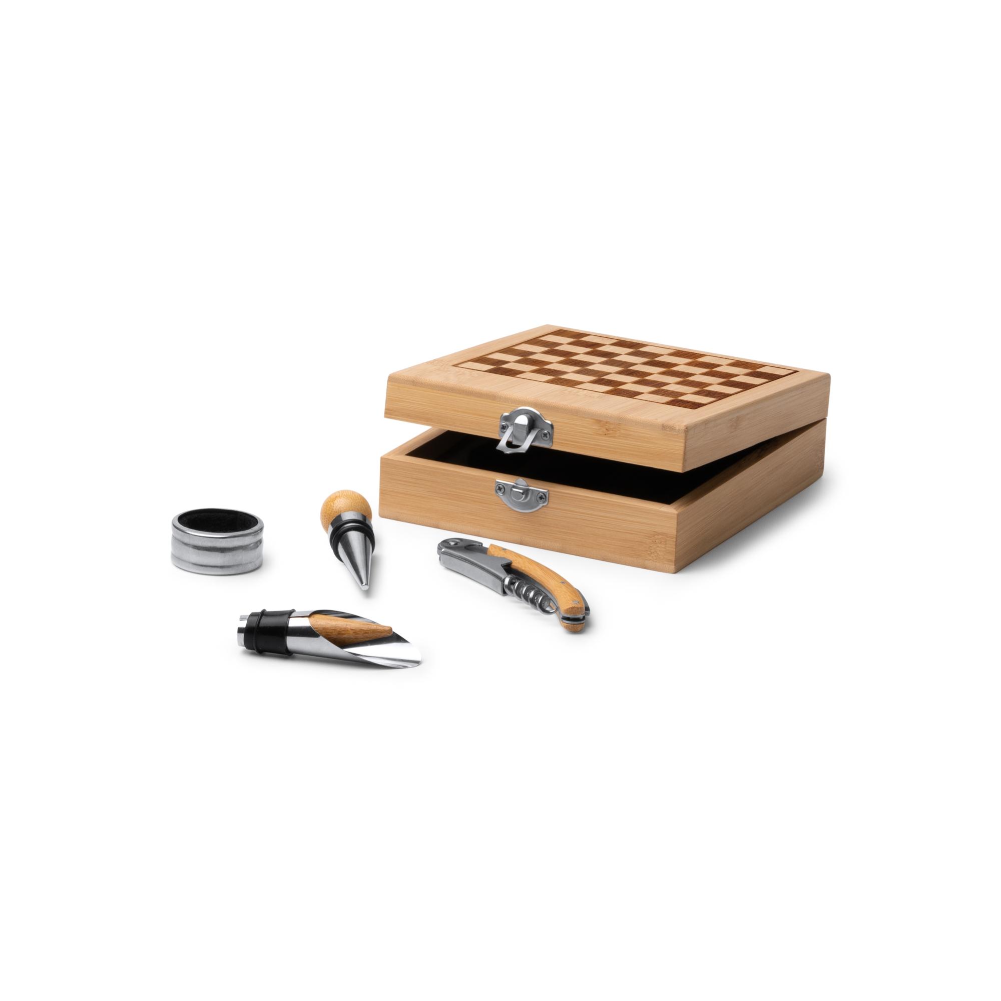 Set vin și șah Fresno NATURAL Marime universala