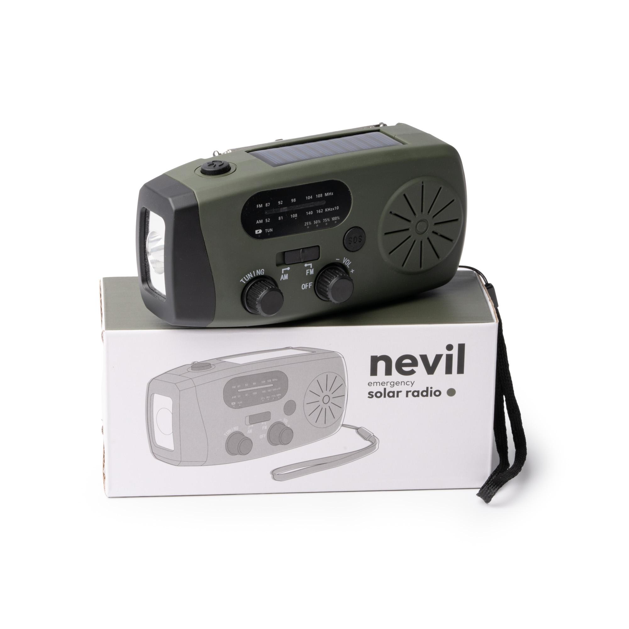 Radio multifuncțional Nevil NEGRU Marime universala