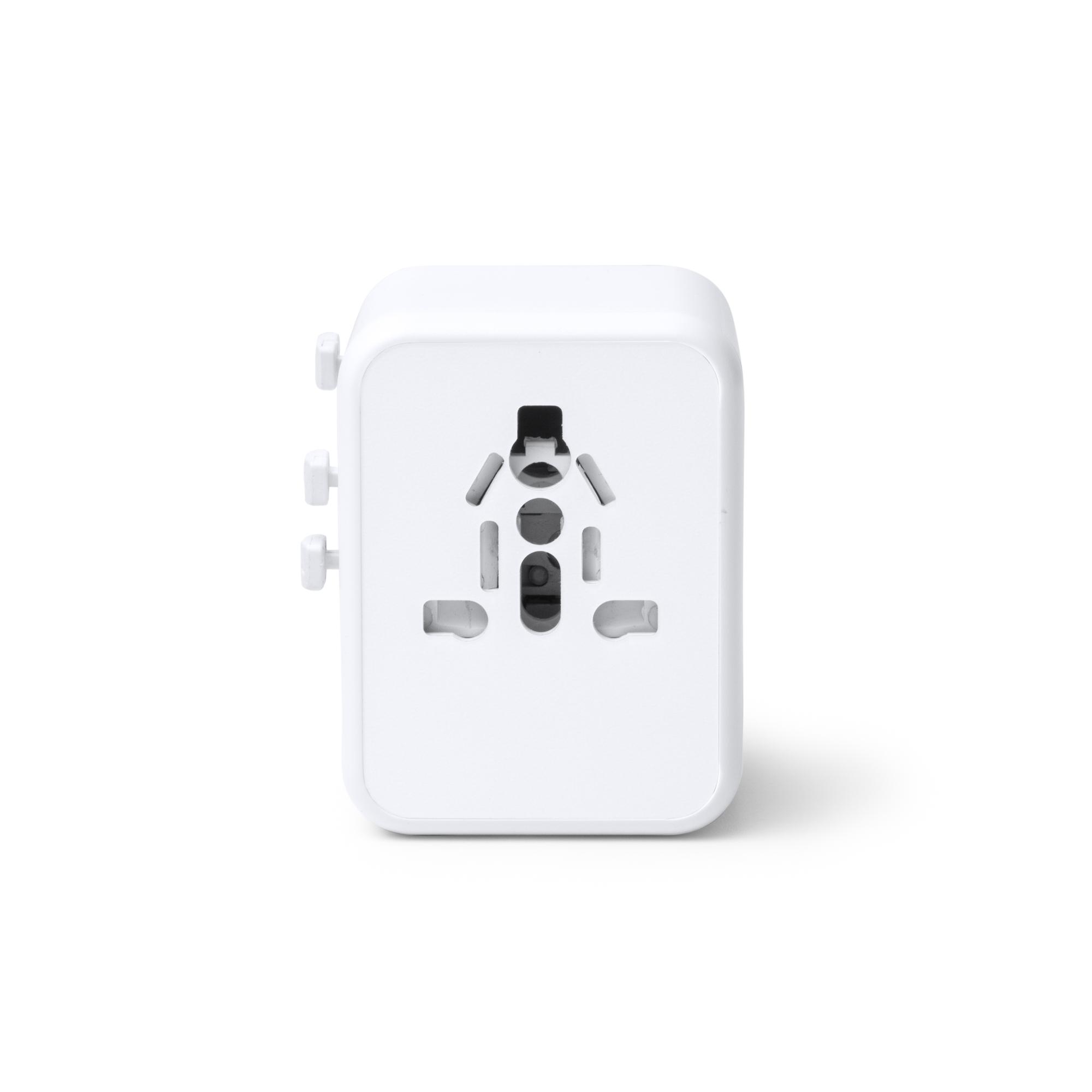 Adaptor călătorie Watik ALB Marime universala