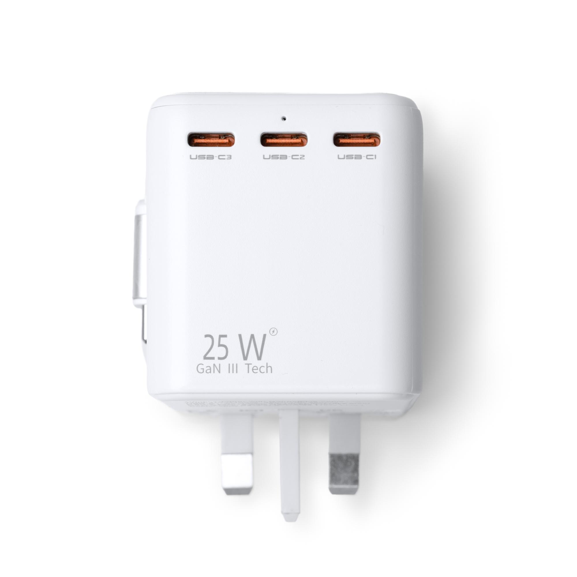 Adaptor călătorie Nexar ALB Marime universala