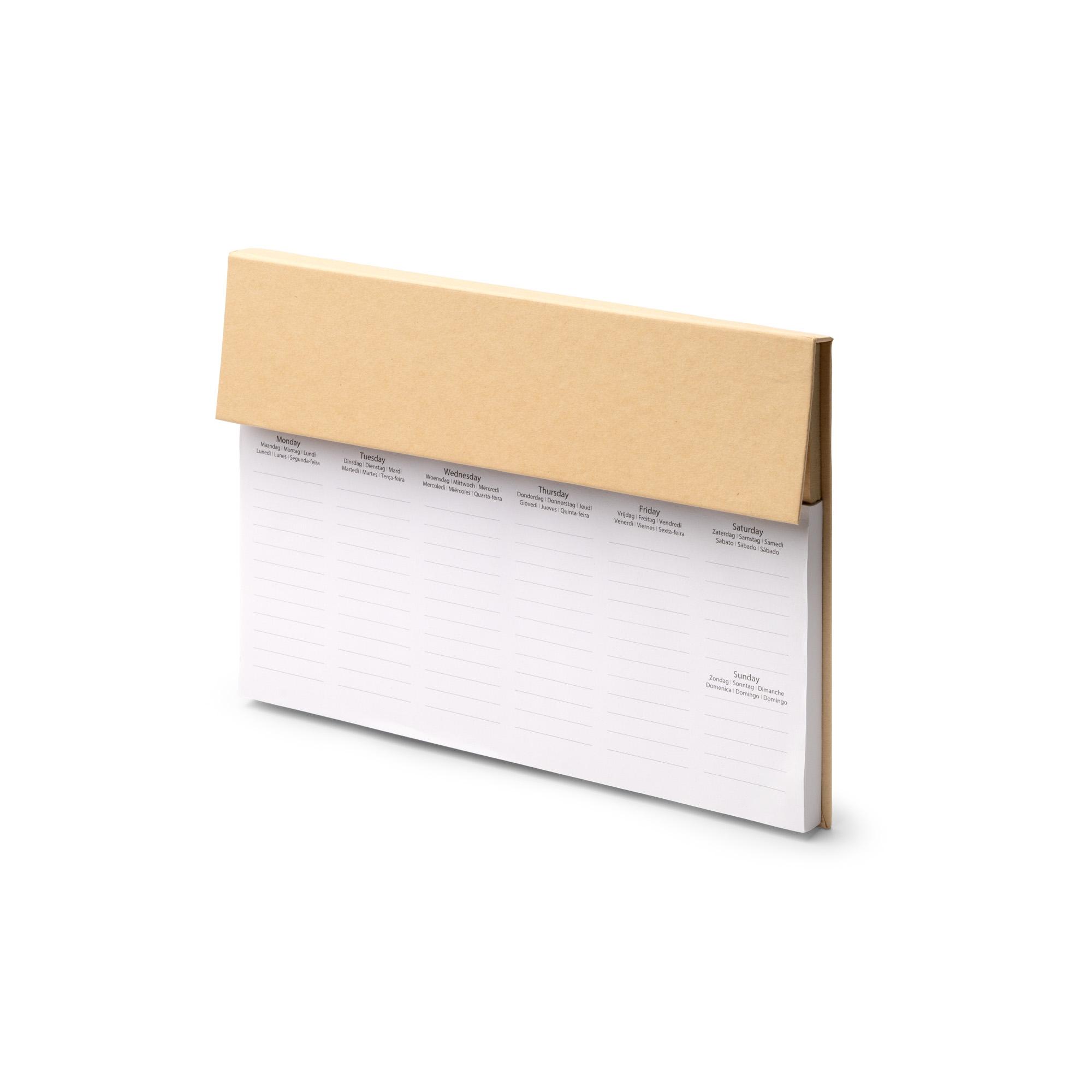 Planificator săptămânal Daiber NATURAL Marime universala
