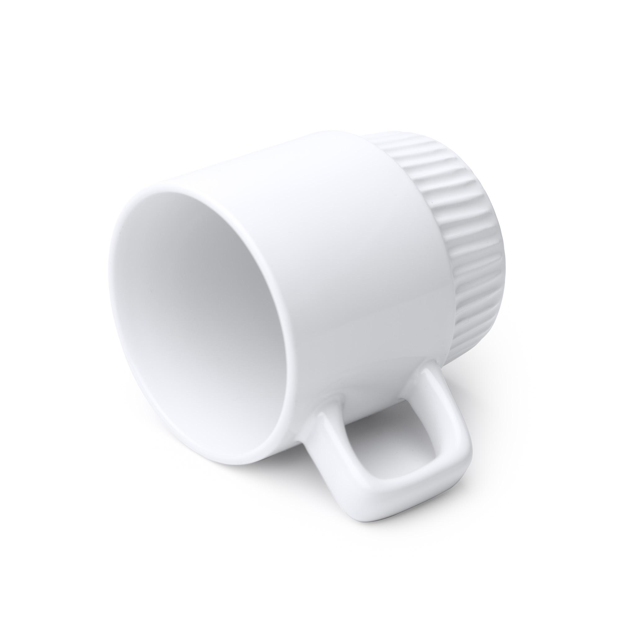 MUG CORTINA WHITE ALB Marime universala