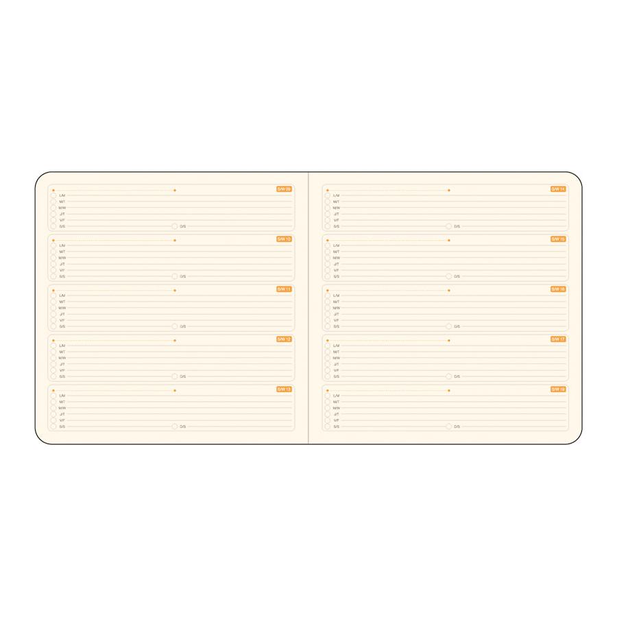 Agenda Quatro Flex Bleumarin P-QF-DR3