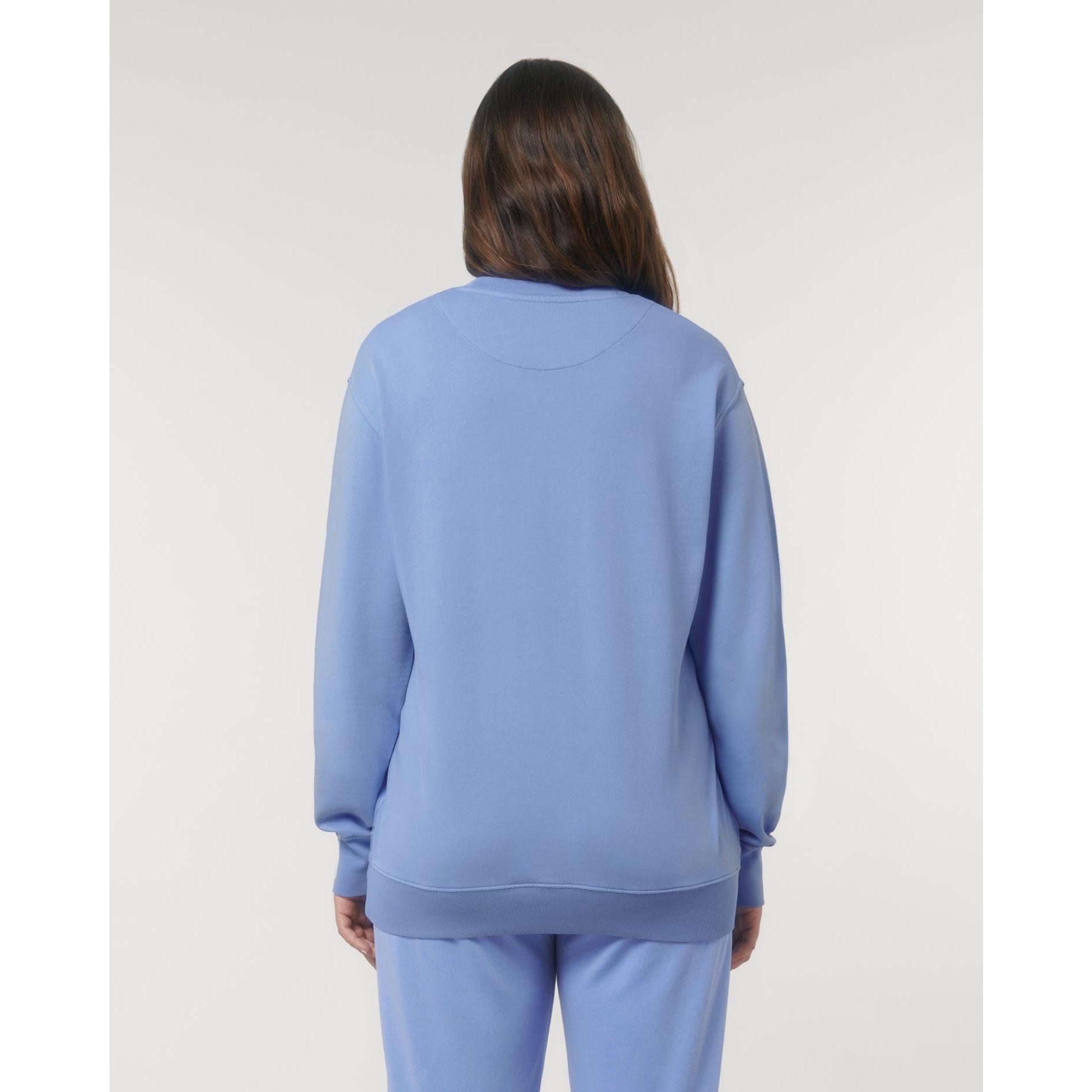 Bluză cu guler rotund Unisex Matcher Vintage G. Dyed Swimmer Blue L