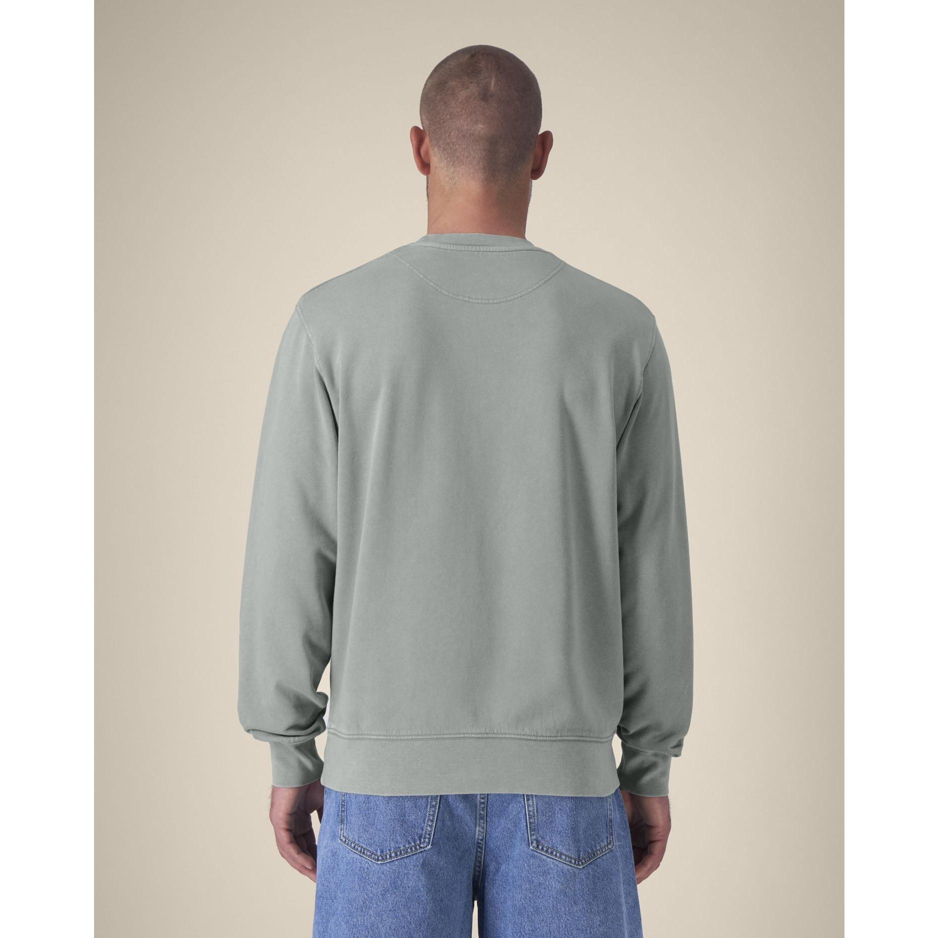 Bluză cu guler rotund Unisex Matcher Vintage G. Dyed Misty Grey 3XL