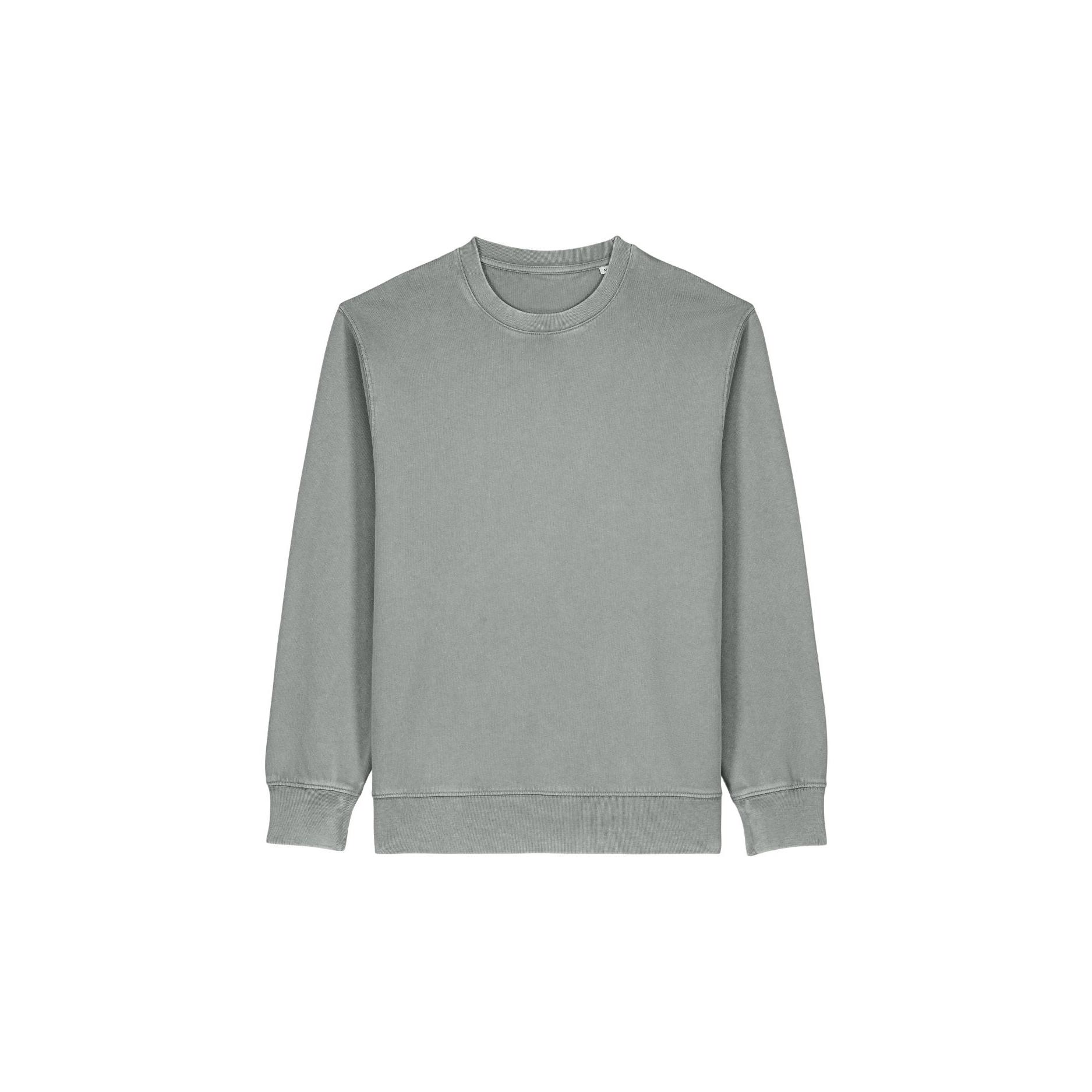 Bluză cu guler rotund Unisex Matcher Vintage G. Dyed Misty Grey 3XL