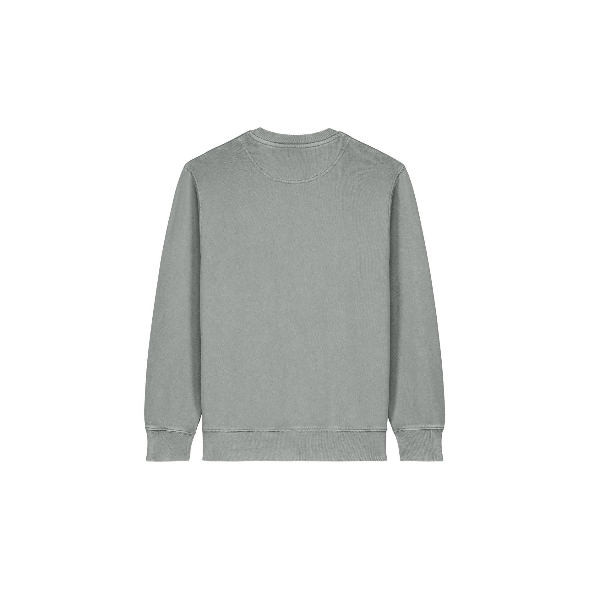 Bluză cu guler rotund Unisex Matcher Vintage G. Dyed Misty Grey 3XL
