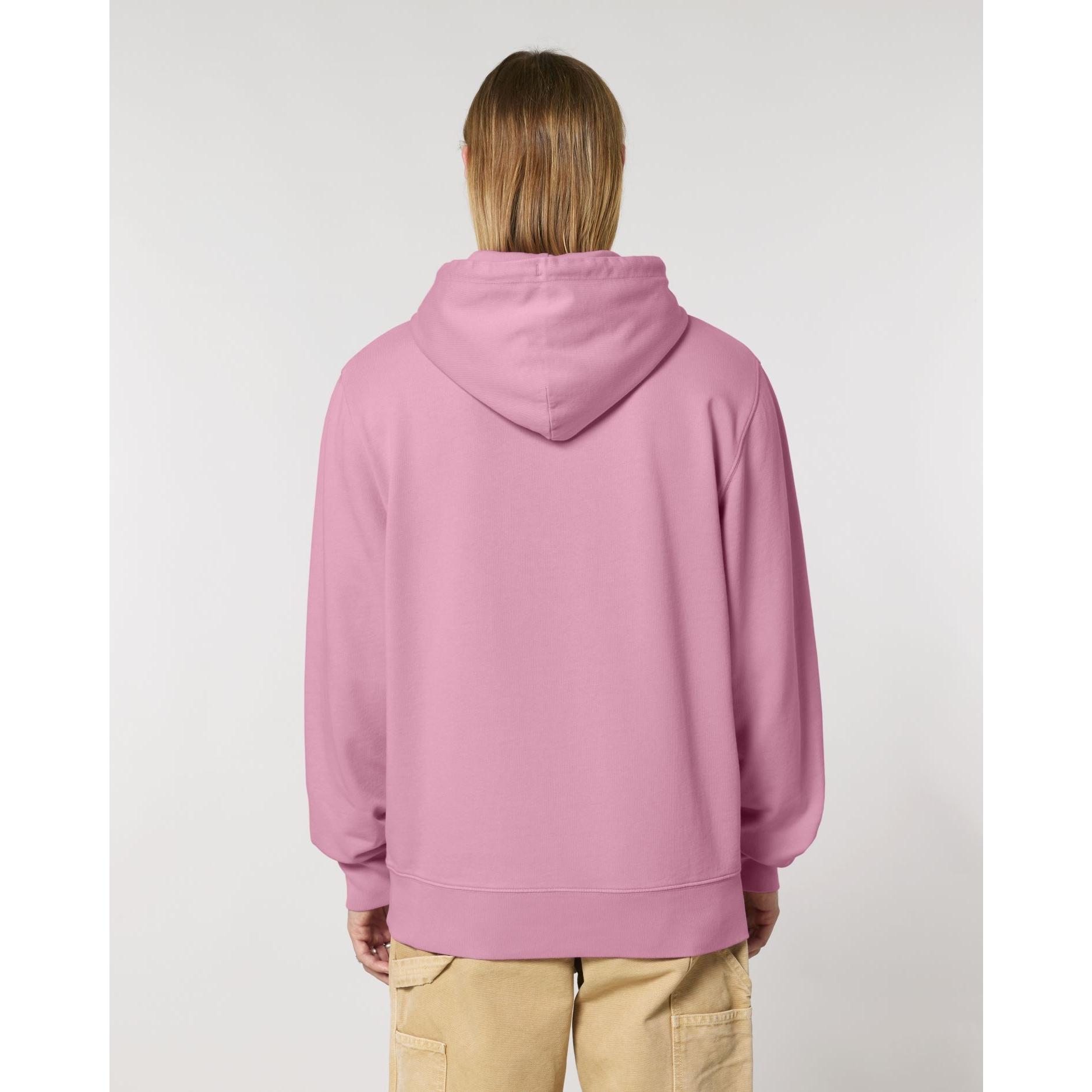 Hanorac cu glugă Unisex Archer Vintage G. Dyed Bubble Pink XXL