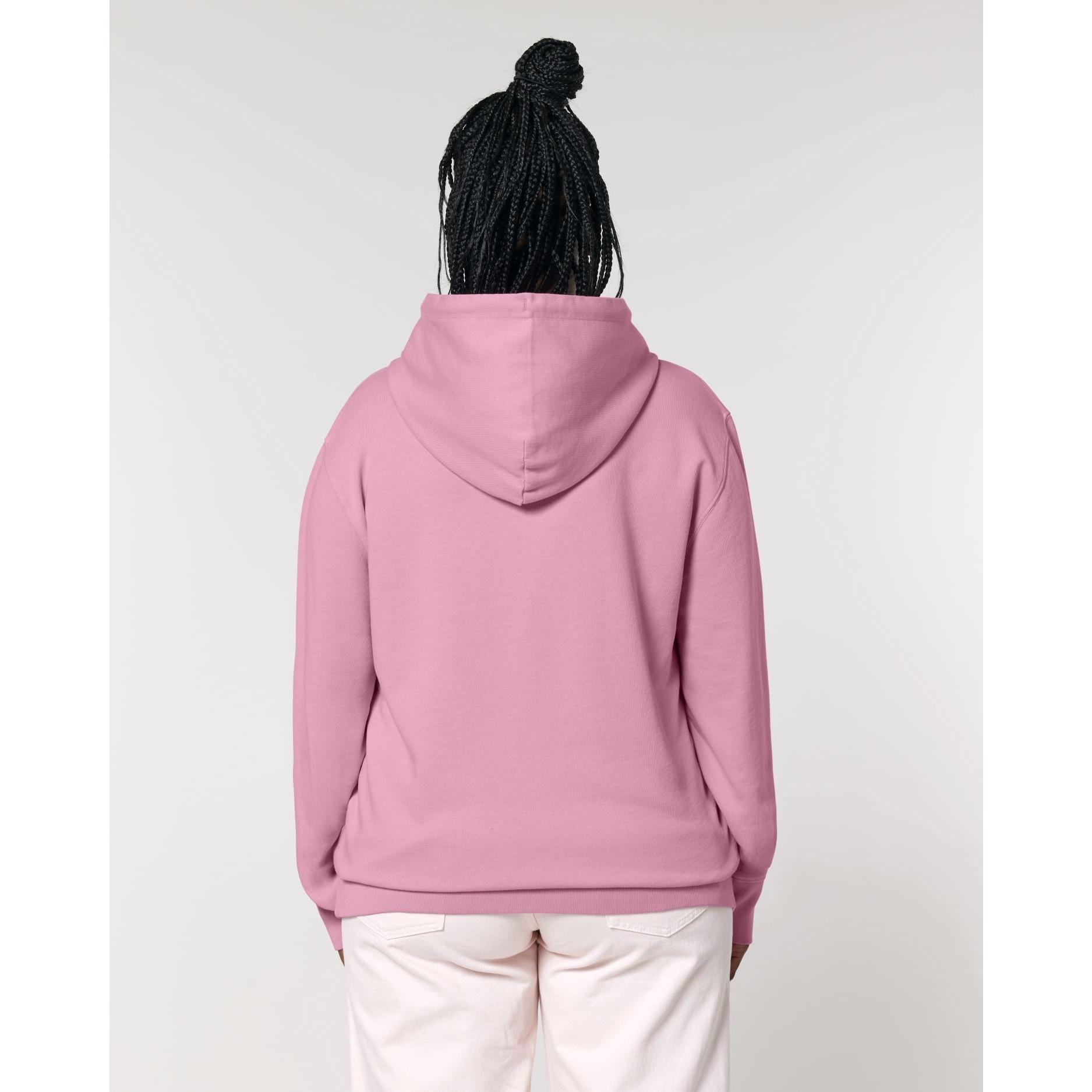 Hanorac cu glugă Unisex Archer Vintage G. Dyed Bubble Pink XXL