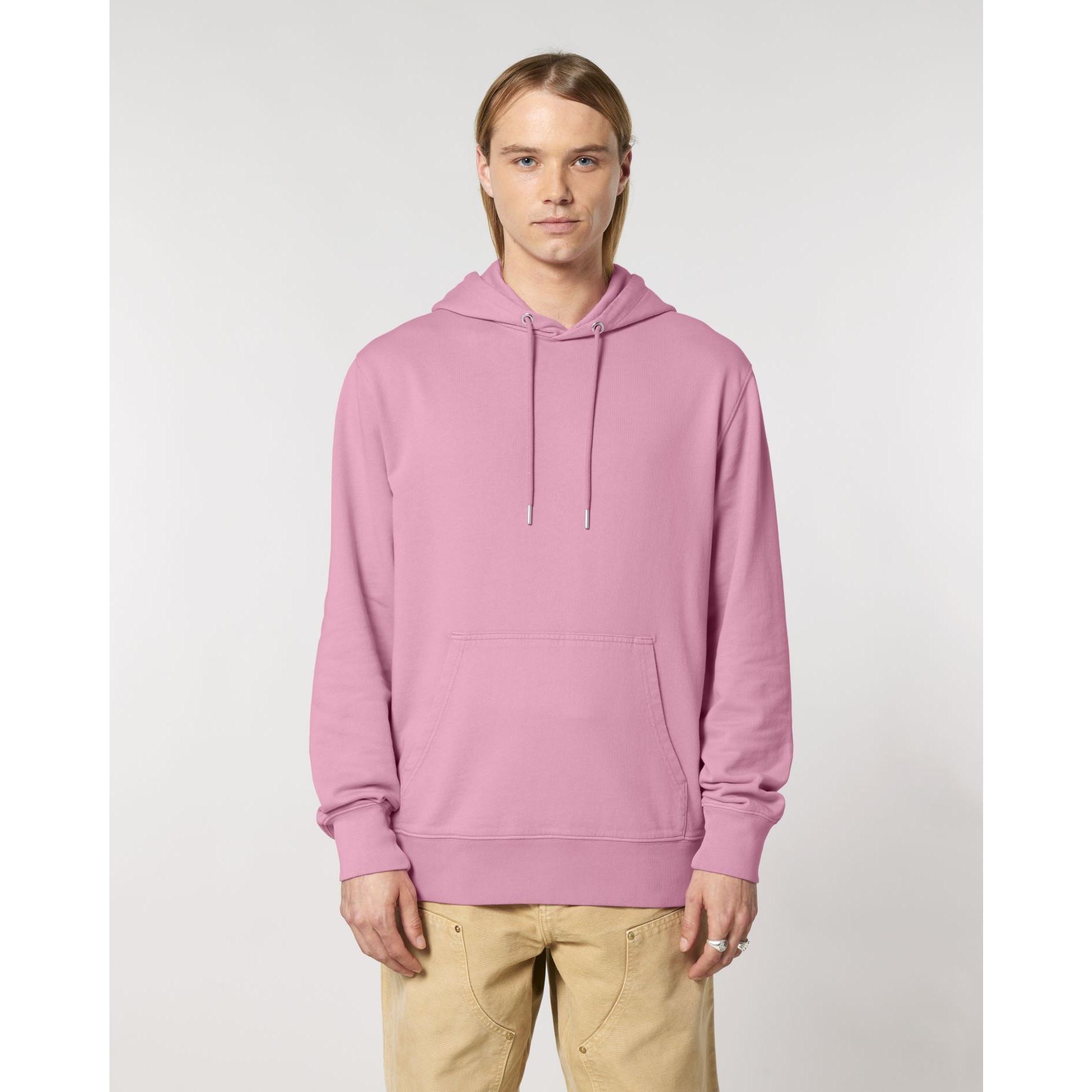 Hanorac cu glugă Unisex Archer Vintage G. Dyed Bubble Pink XXL