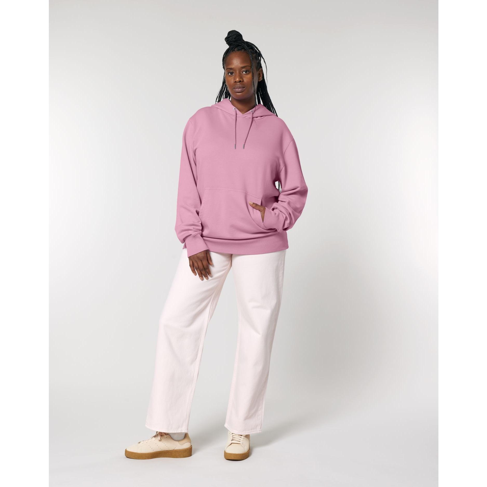 Hanorac cu glugă Unisex Archer Vintage G. Dyed Bubble Pink XXL