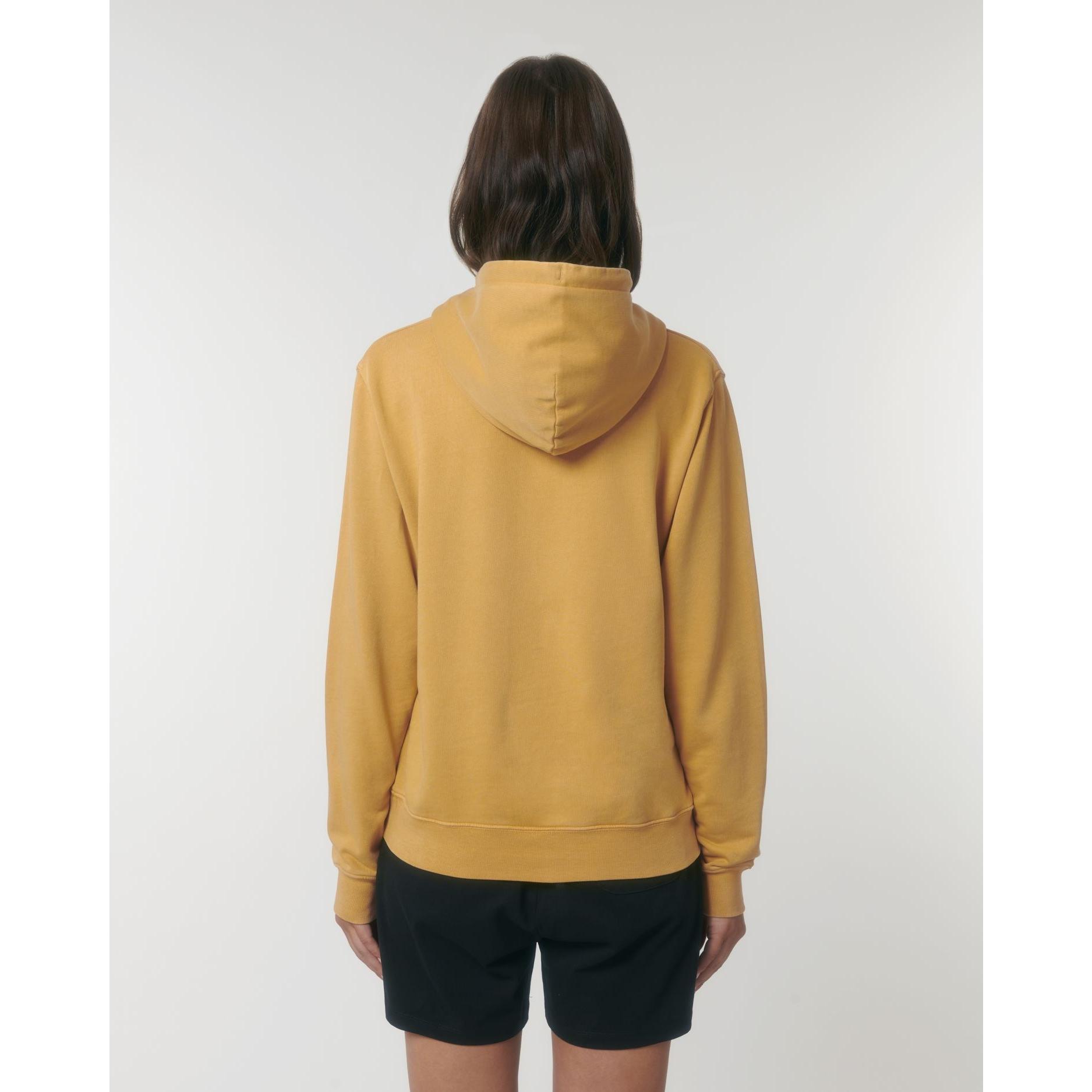 Hanorac cu glugă Unisex Archer Vintage G. Dyed Gold Ochre 3XL