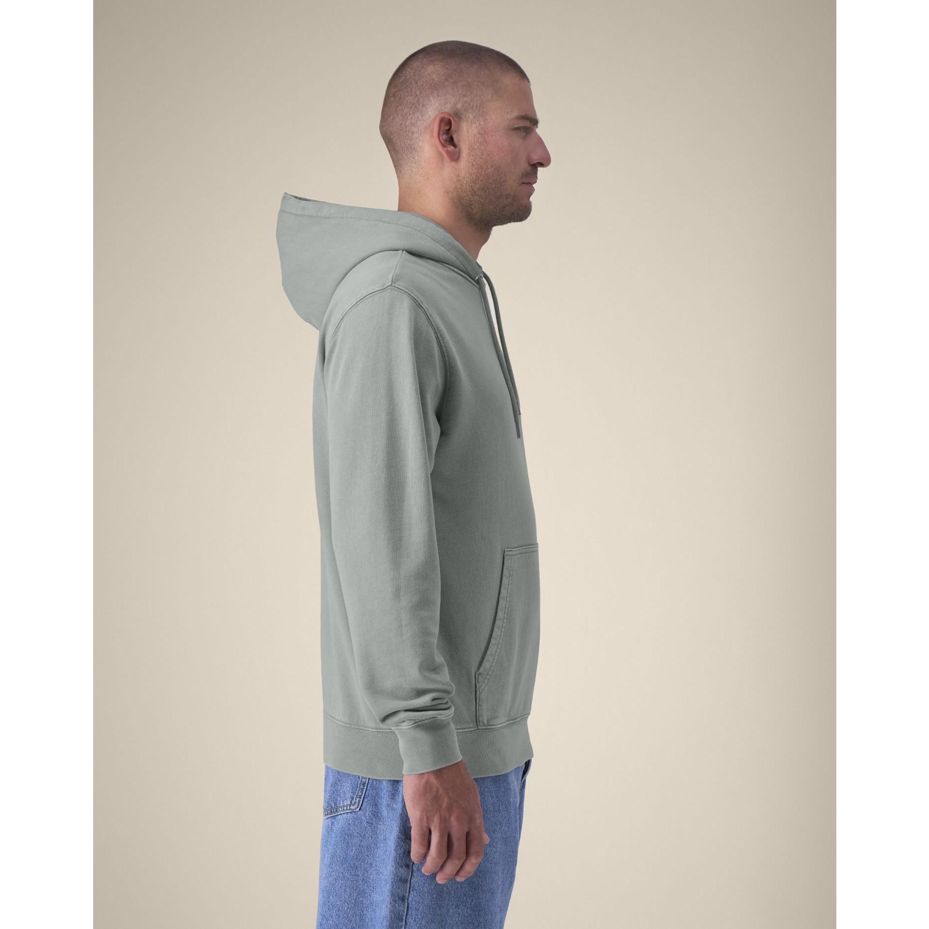 Hanorac cu glugă Unisex Archer Vintage G. Dyed Misty Grey 2XS