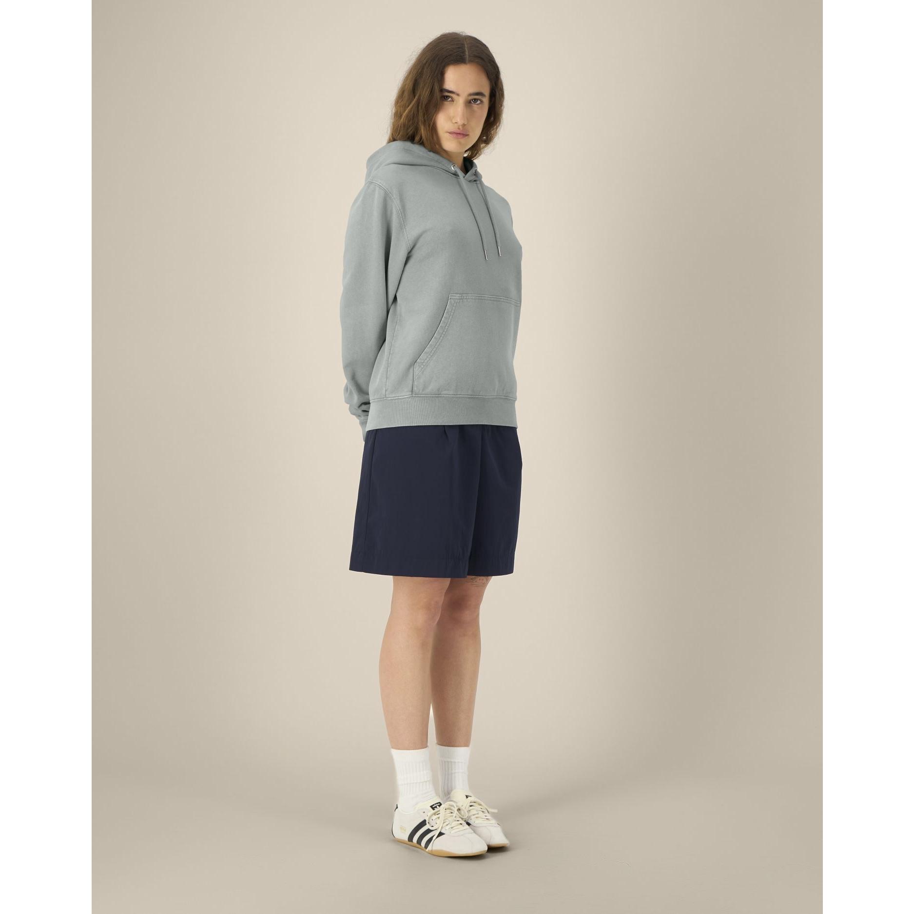 Hanorac cu glugă Unisex Archer Vintage G. Dyed Misty Grey 2XS