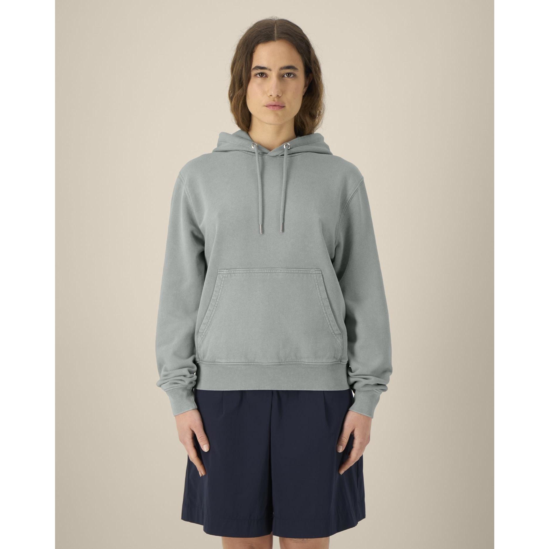 Hanorac cu glugă Unisex Archer Vintage G. Dyed Misty Grey 2XS