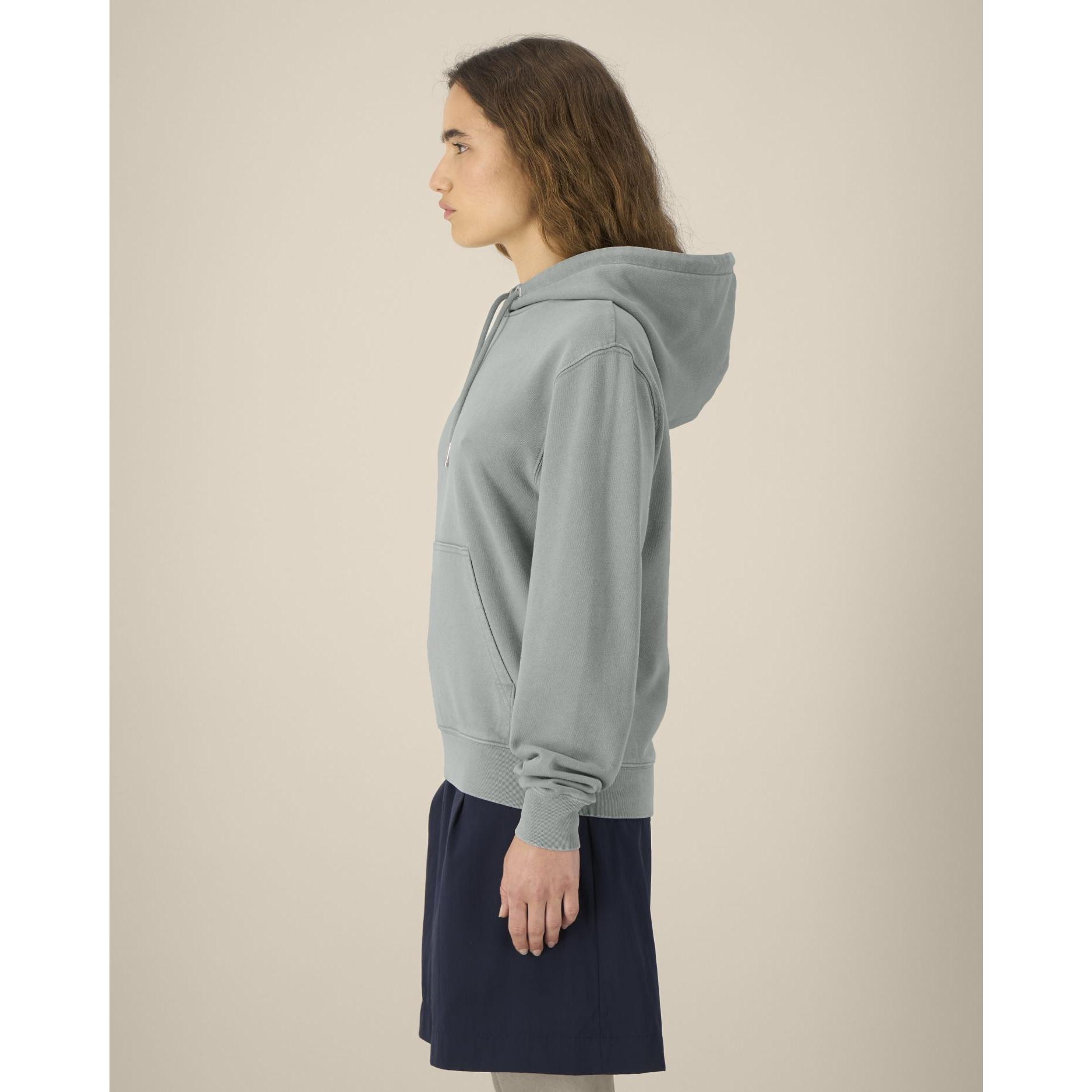 Hanorac cu glugă Unisex Archer Vintage G. Dyed Misty Grey 2XS