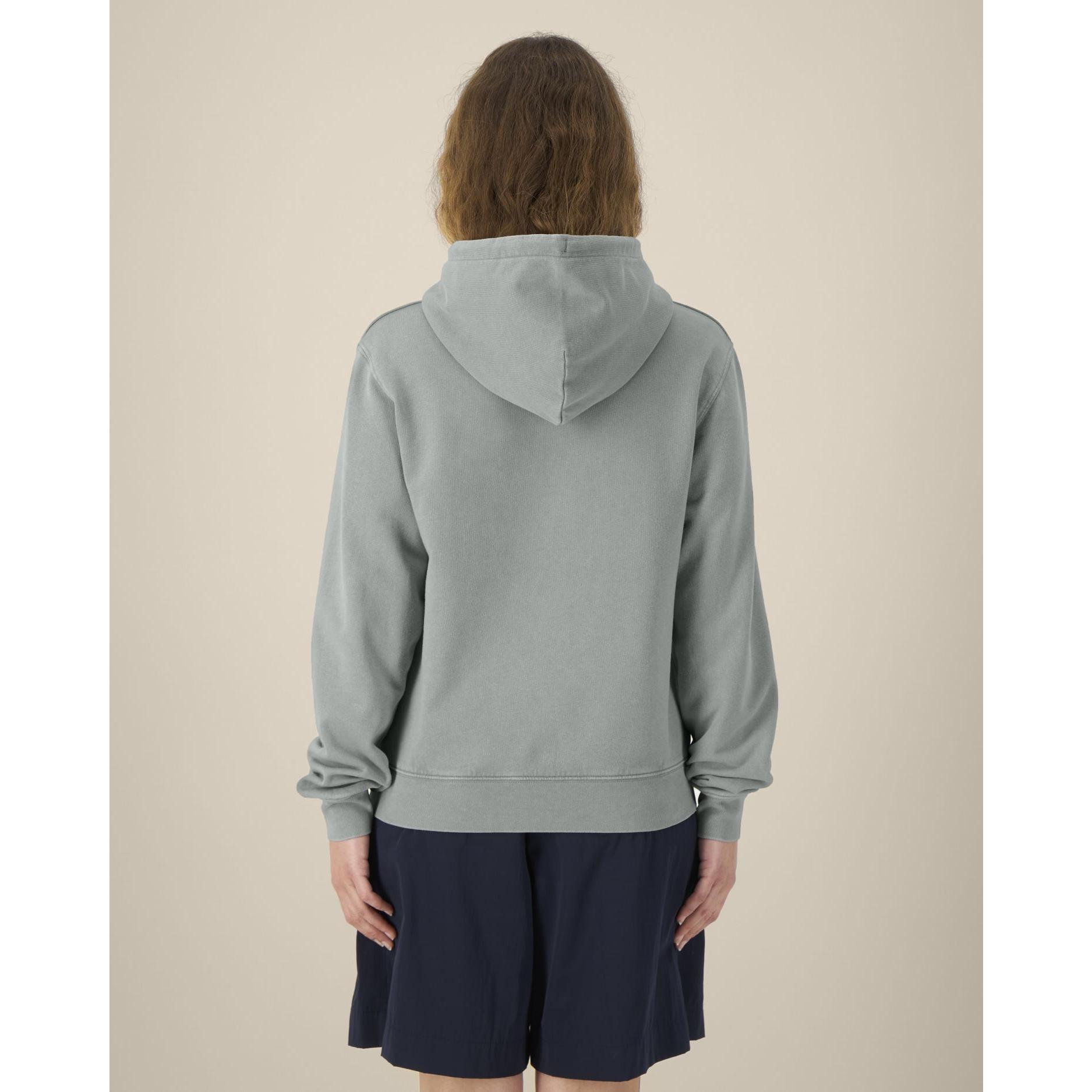 Hanorac cu glugă Unisex Archer Vintage G. Dyed Misty Grey 2XS