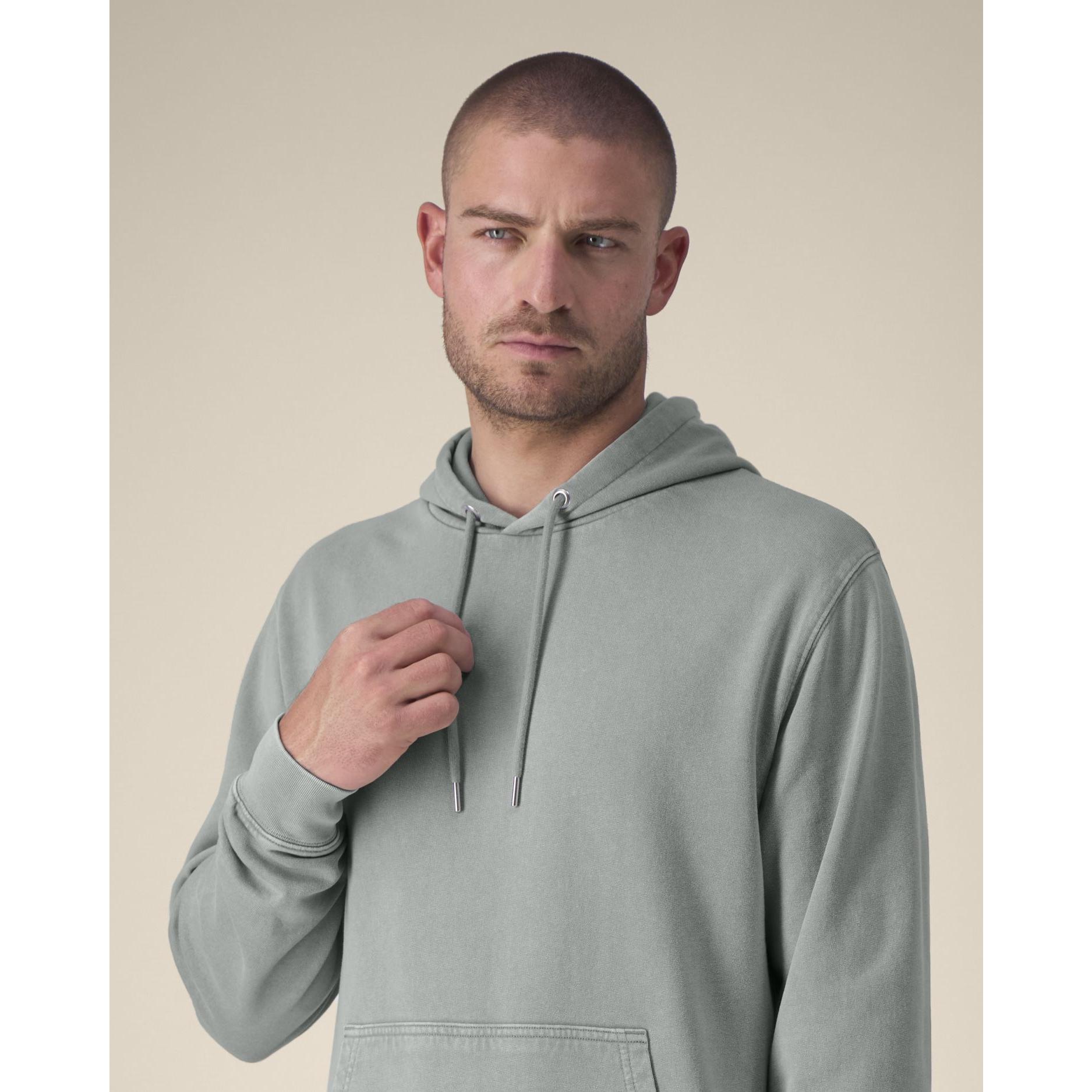 Hanorac cu glugă Unisex Archer Vintage G. Dyed Misty Grey 2XS
