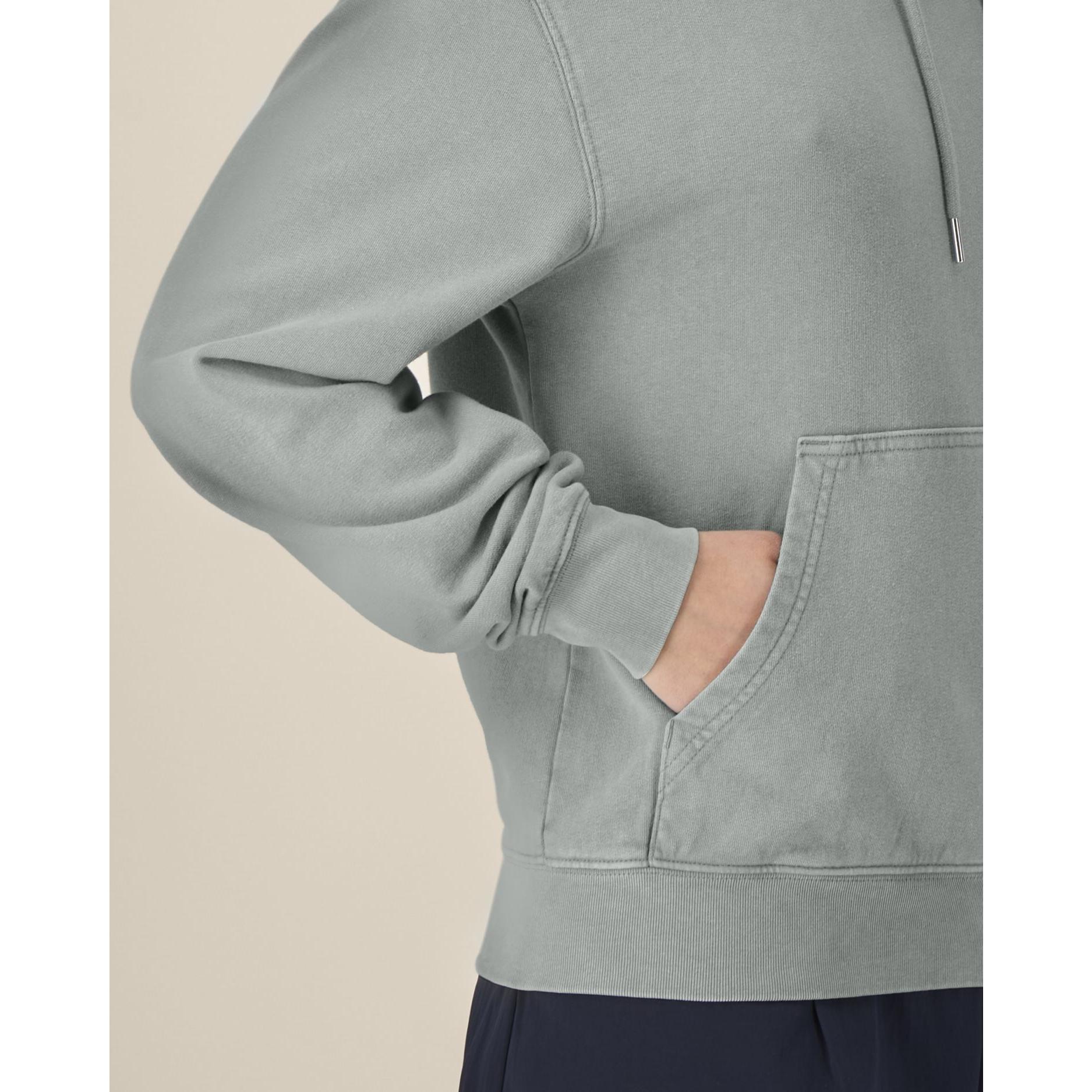 Hanorac cu glugă Unisex Archer Vintage G. Dyed Misty Grey 2XS