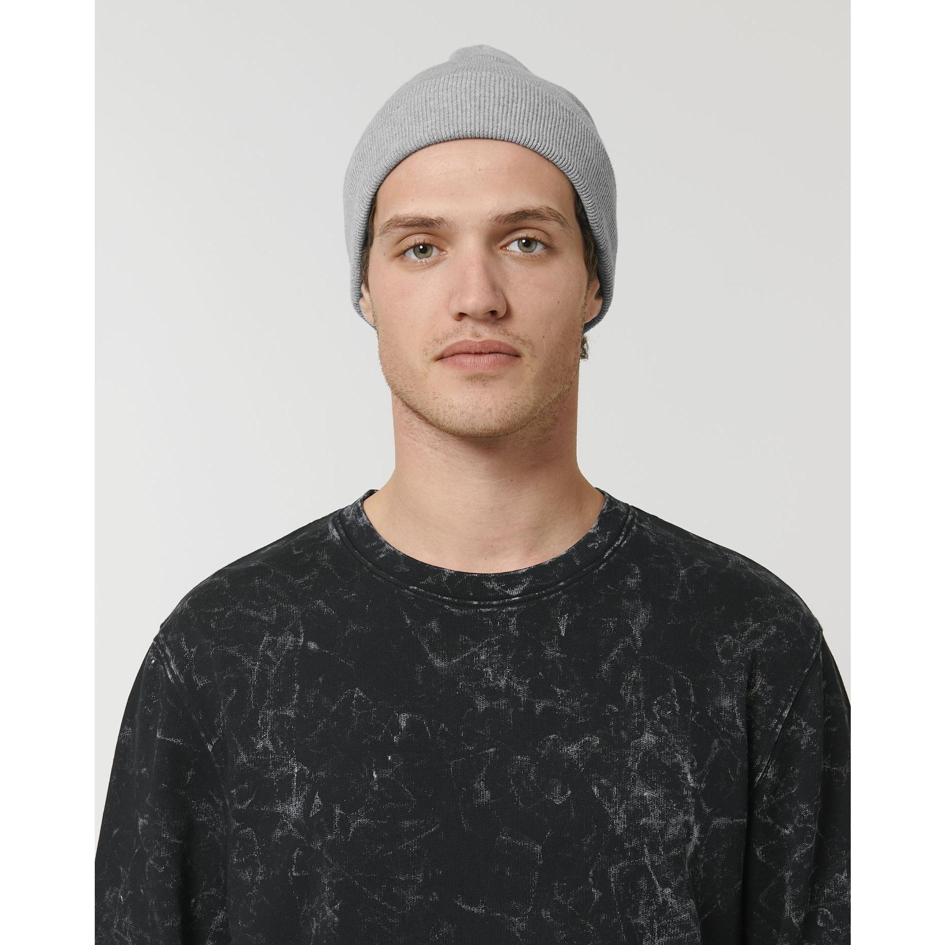 Căciulă Unisex Rib  Heather Grey