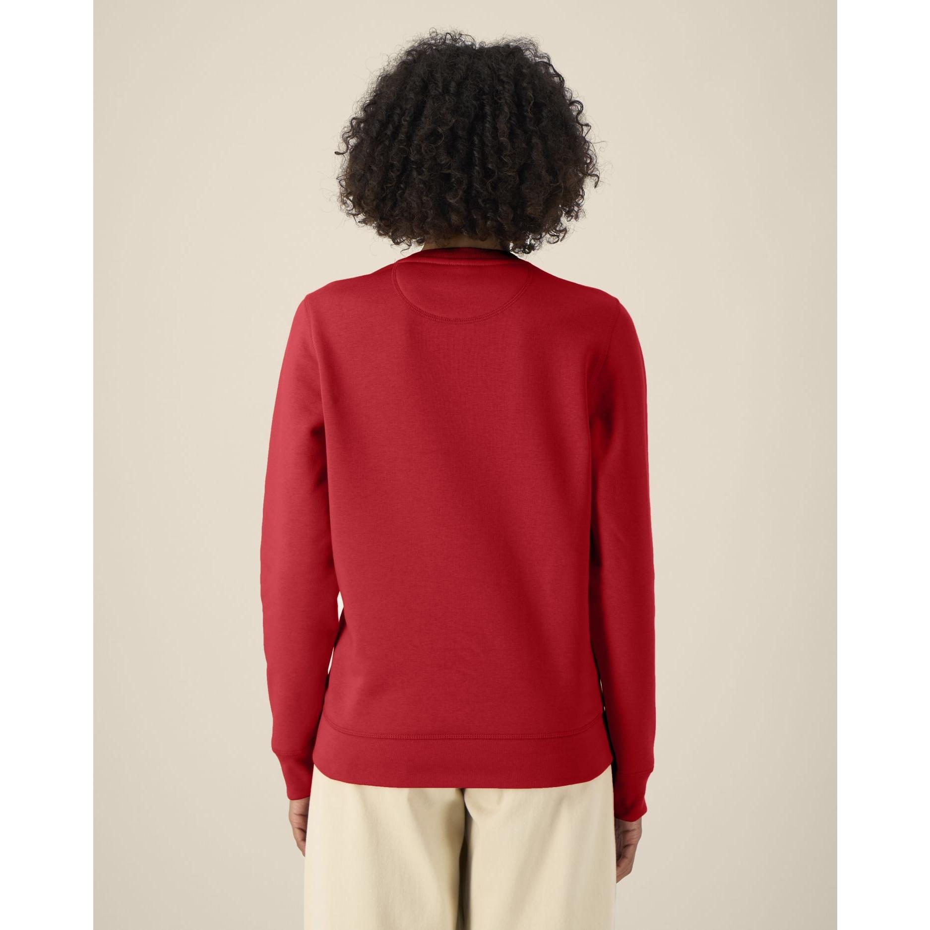 Bluză cu guler rotund Unisex Roller Red S