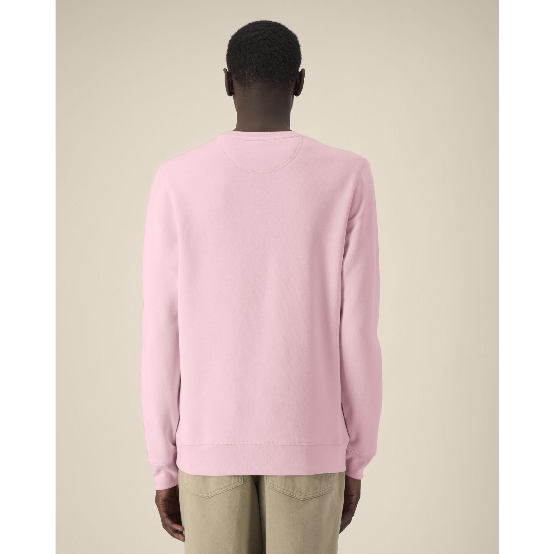 Bluză cu guler rotund Unisex Roller Cotton Pink M