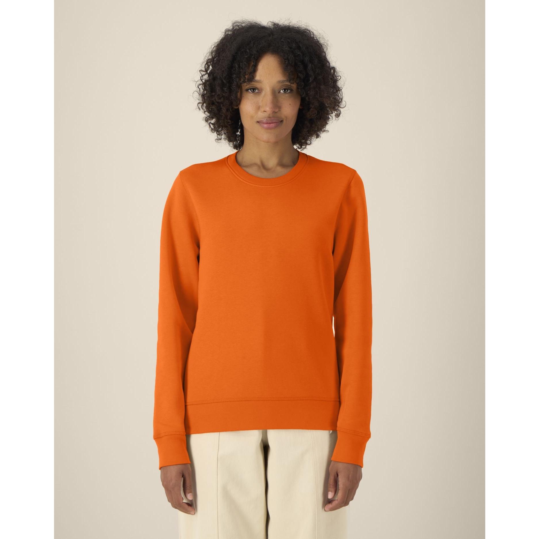 Bluză cu guler rotund Unisex Roller Bright Orange M