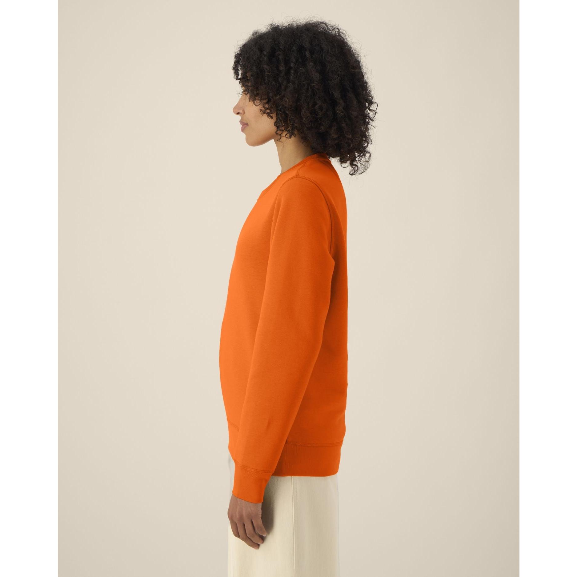 Bluză cu guler rotund Unisex Roller Bright Orange M