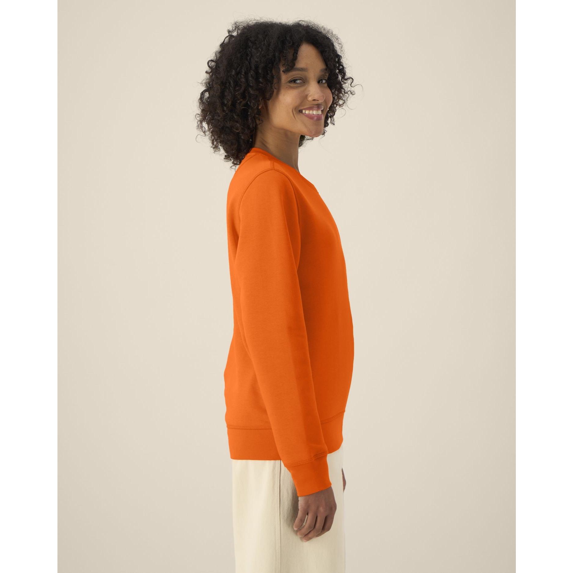 Bluză cu guler rotund Unisex Roller Bright Orange M