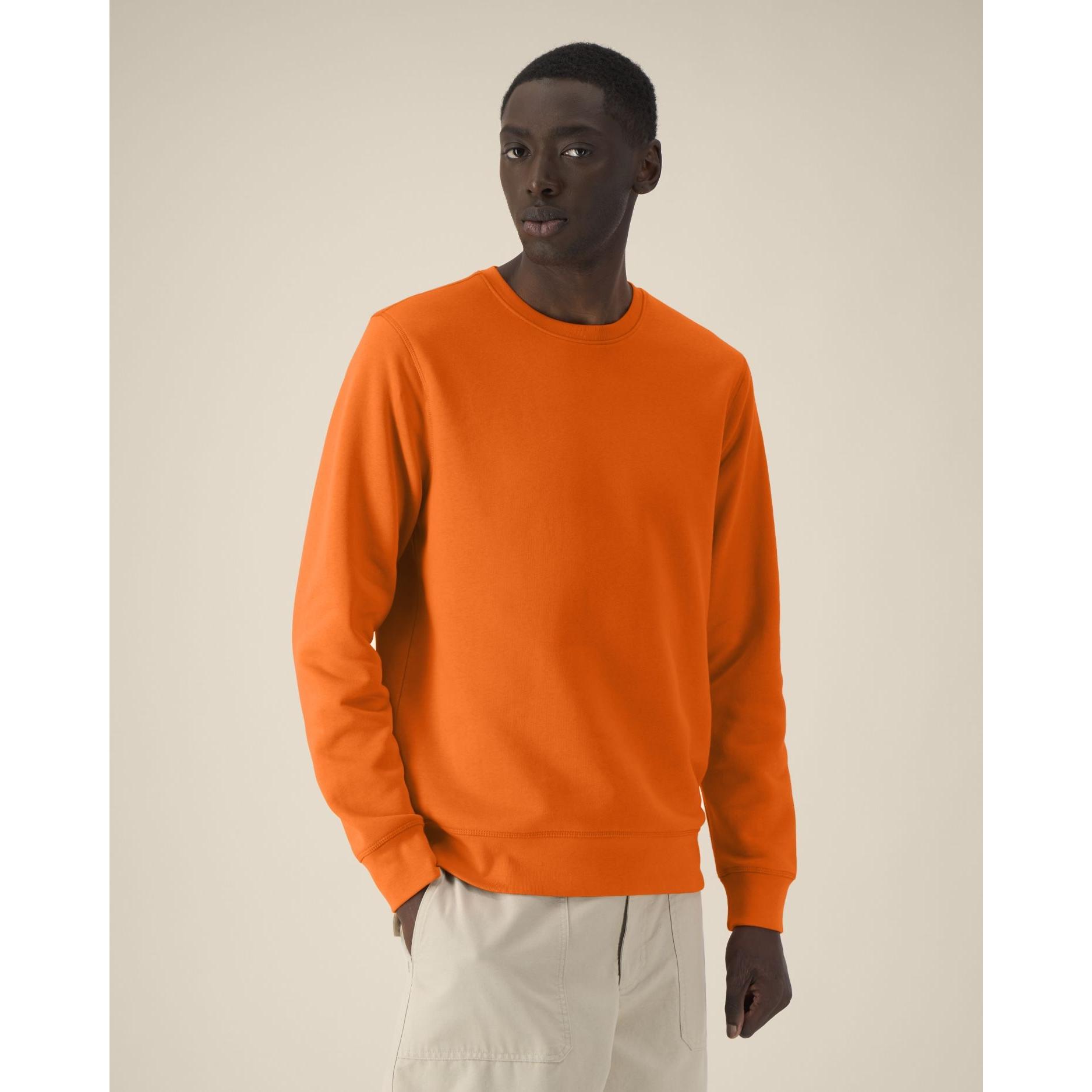 Bluză cu guler rotund Unisex Roller Bright Orange M