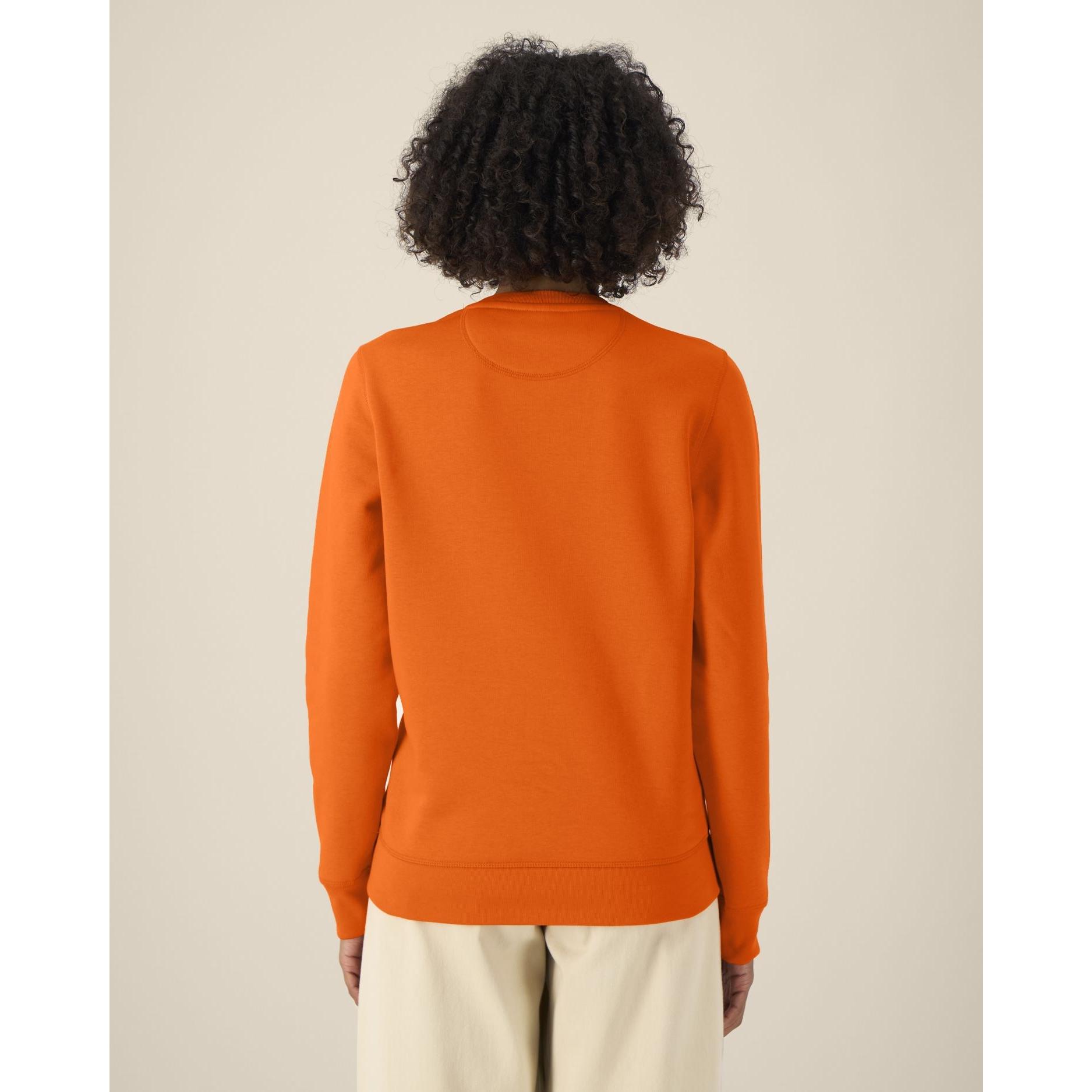 Bluză cu guler rotund Unisex Roller Bright Orange M