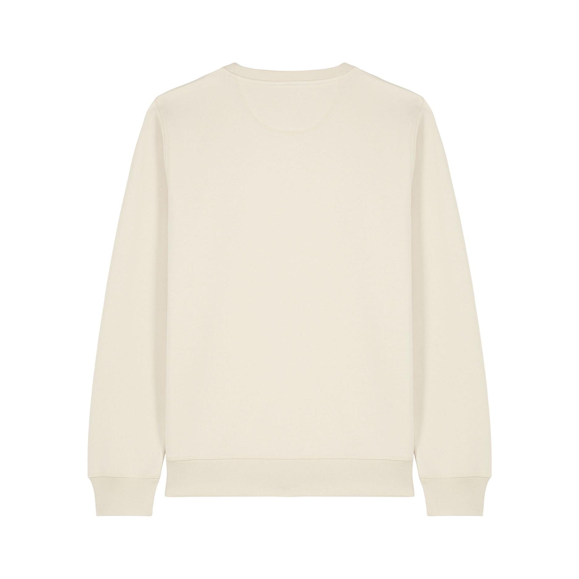 Bluză cu guler rotund Unisex Roller Natural Raw M