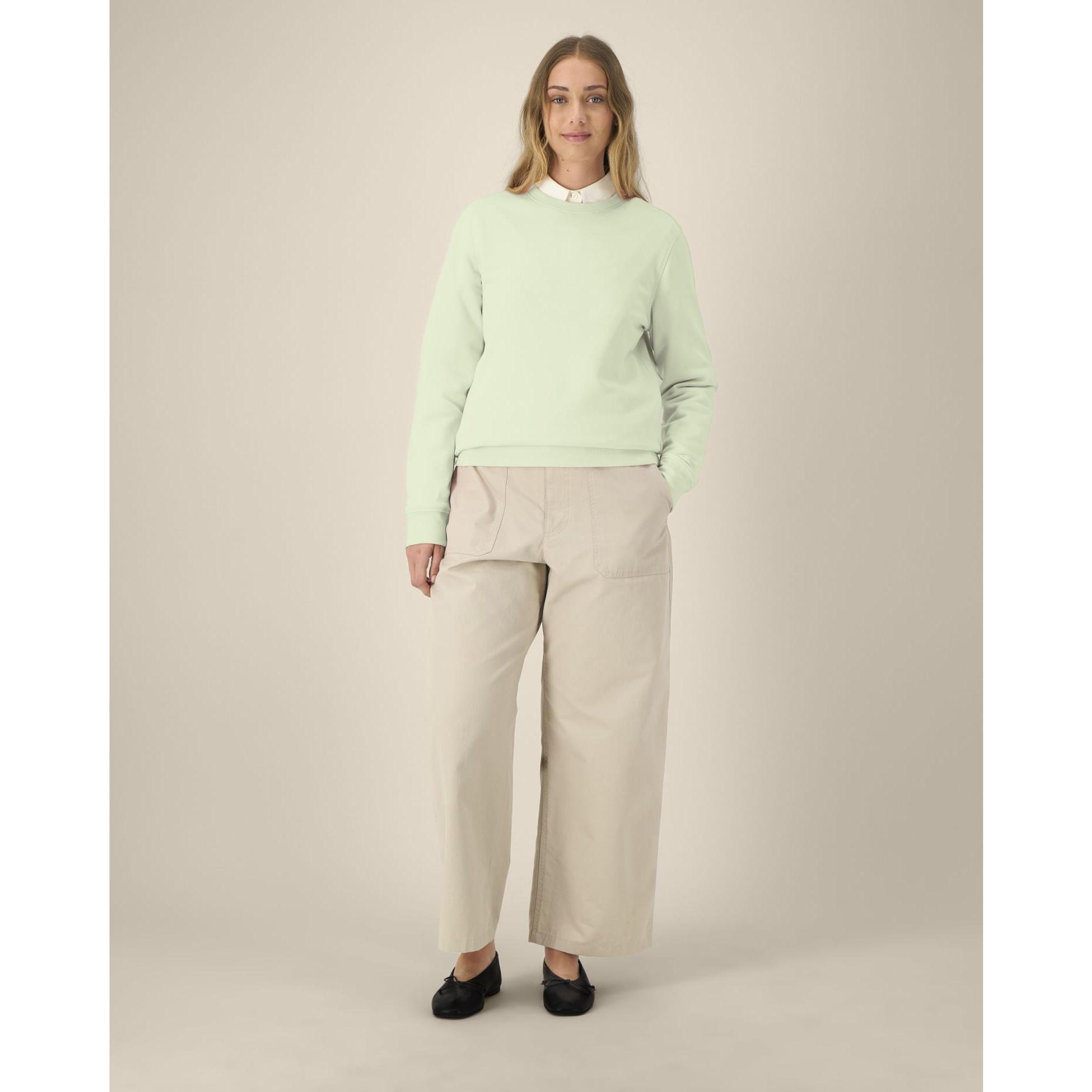 Bluză cu guler rotund Unisex Roller Stem Green 2XS