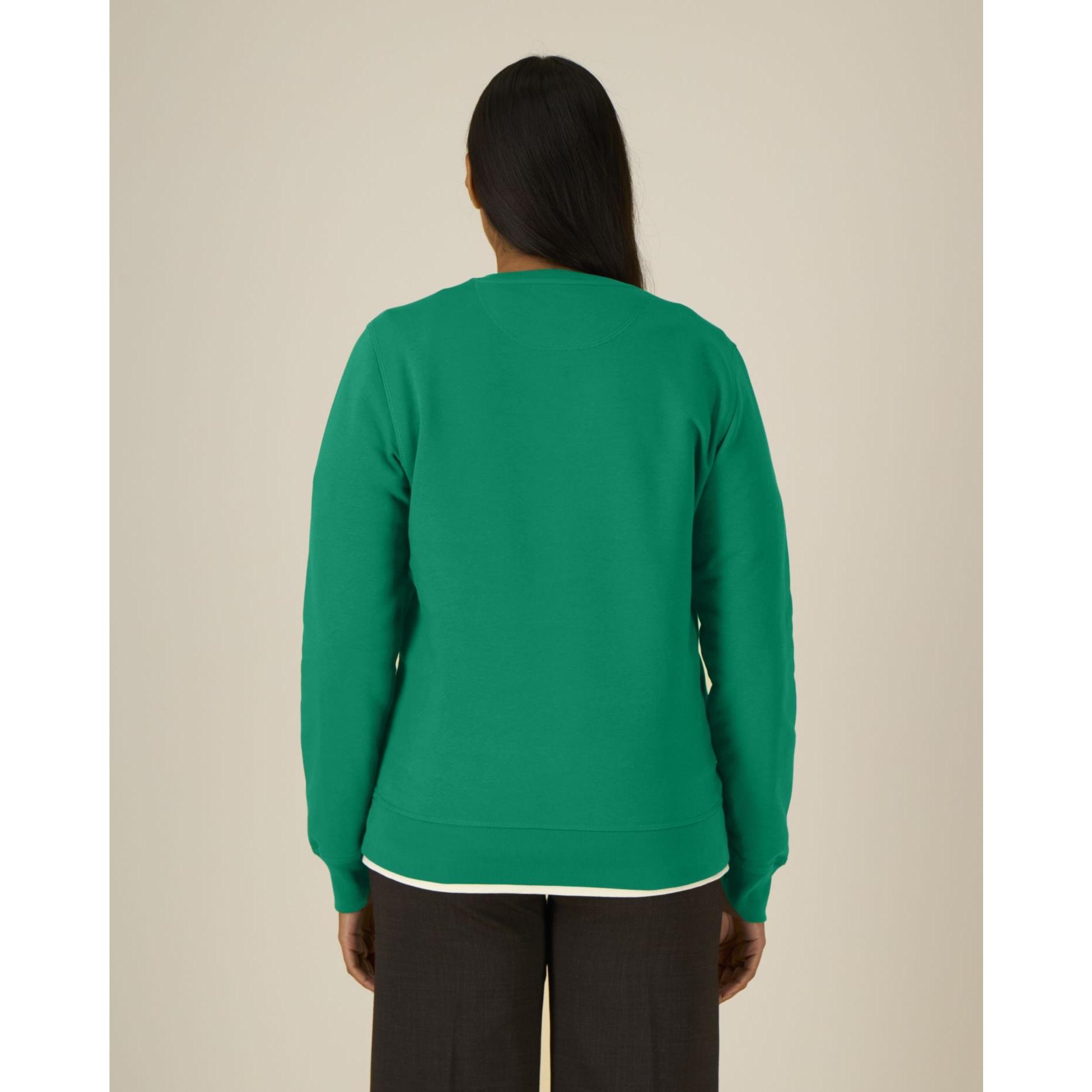 Bluză cu guler rotund Unisex Roller Verdant Green 2XS