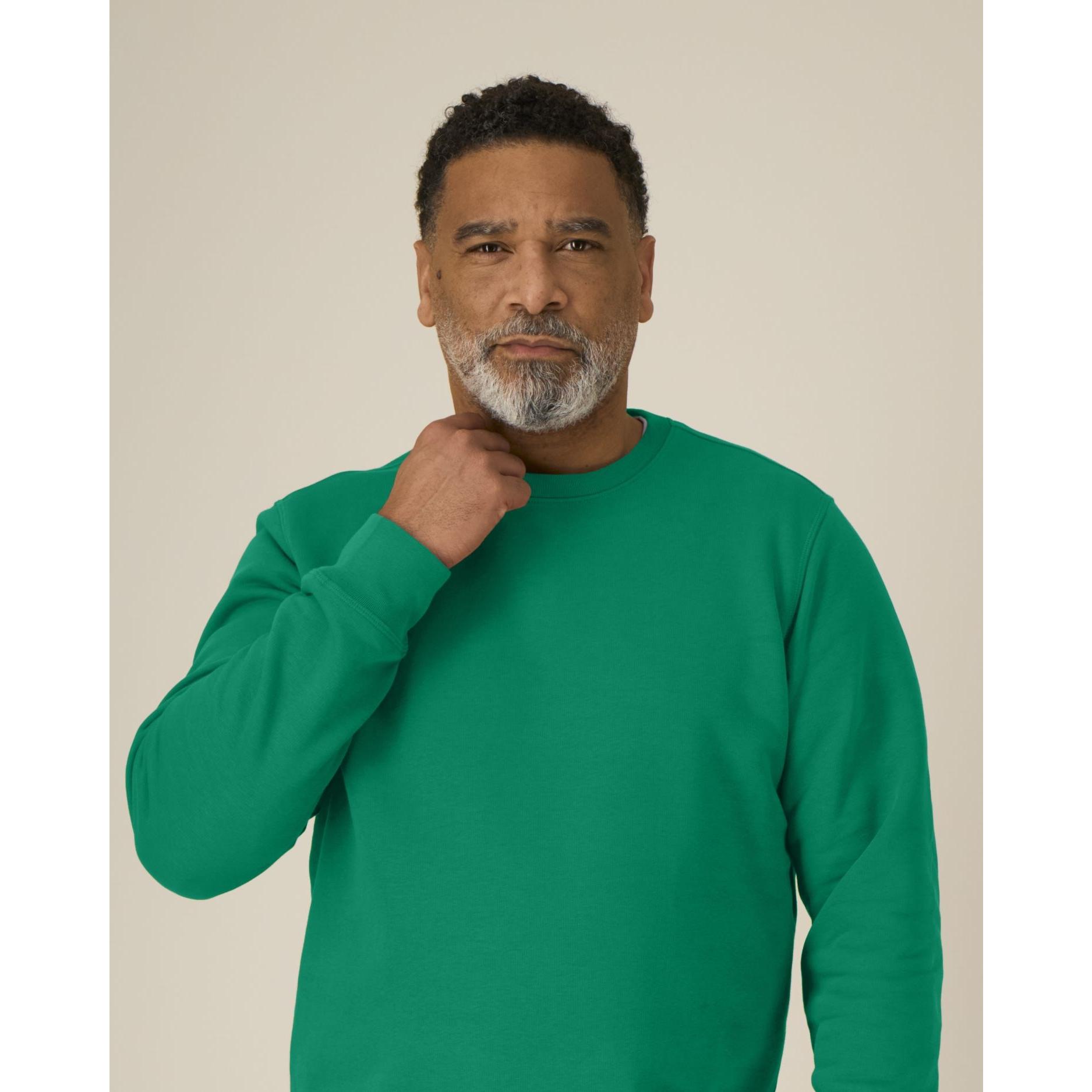 Bluză cu guler rotund Unisex Roller Verdant Green 2XS