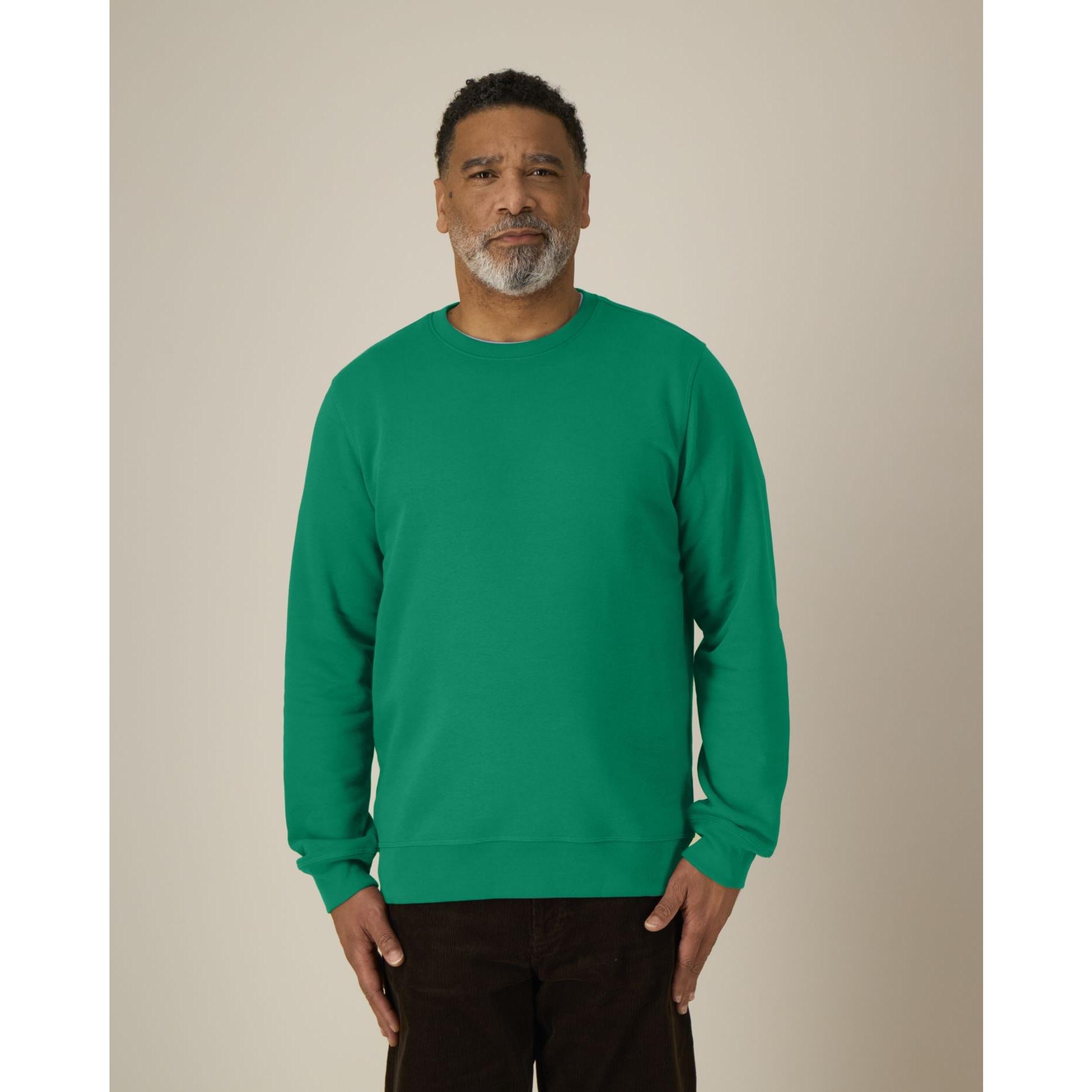 Bluză cu guler rotund Unisex Roller Verdant Green 2XS