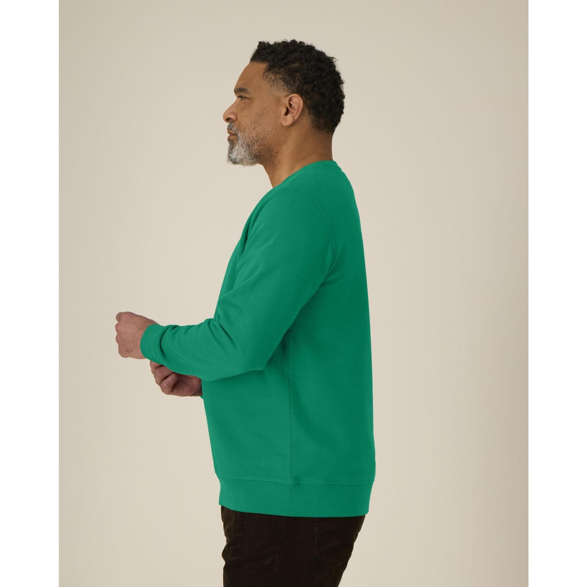 Bluză cu guler rotund Unisex Roller Verdant Green 2XS