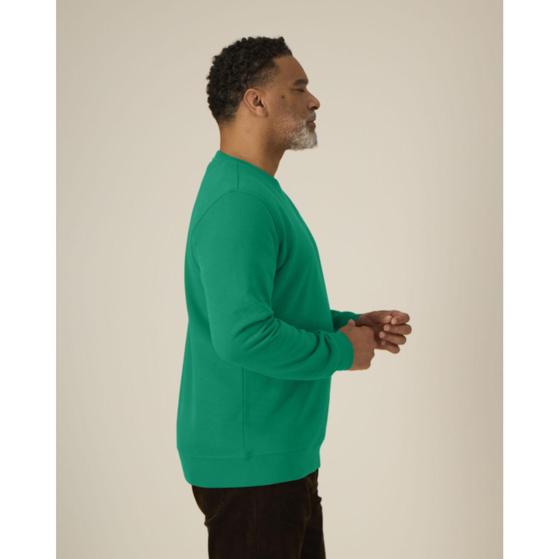 Bluză cu guler rotund Unisex Roller Verdant Green 2XS