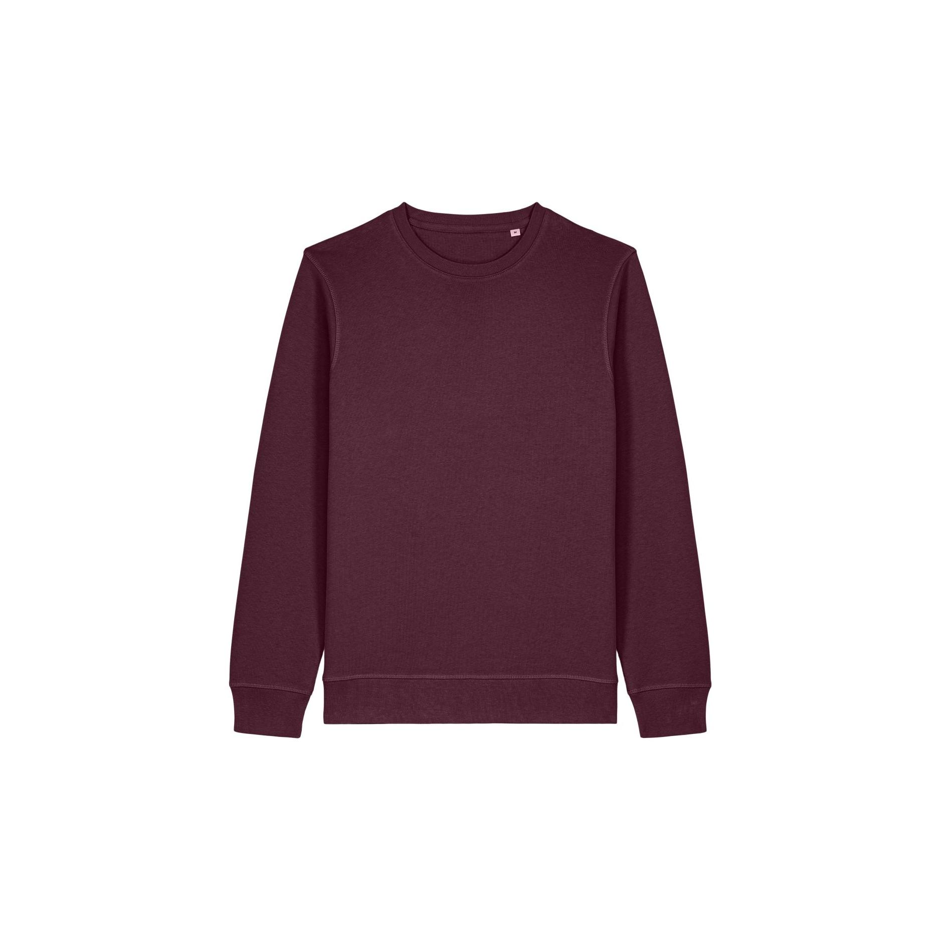 Bluză cu guler rotund Unisex Roller Deep Plum M
