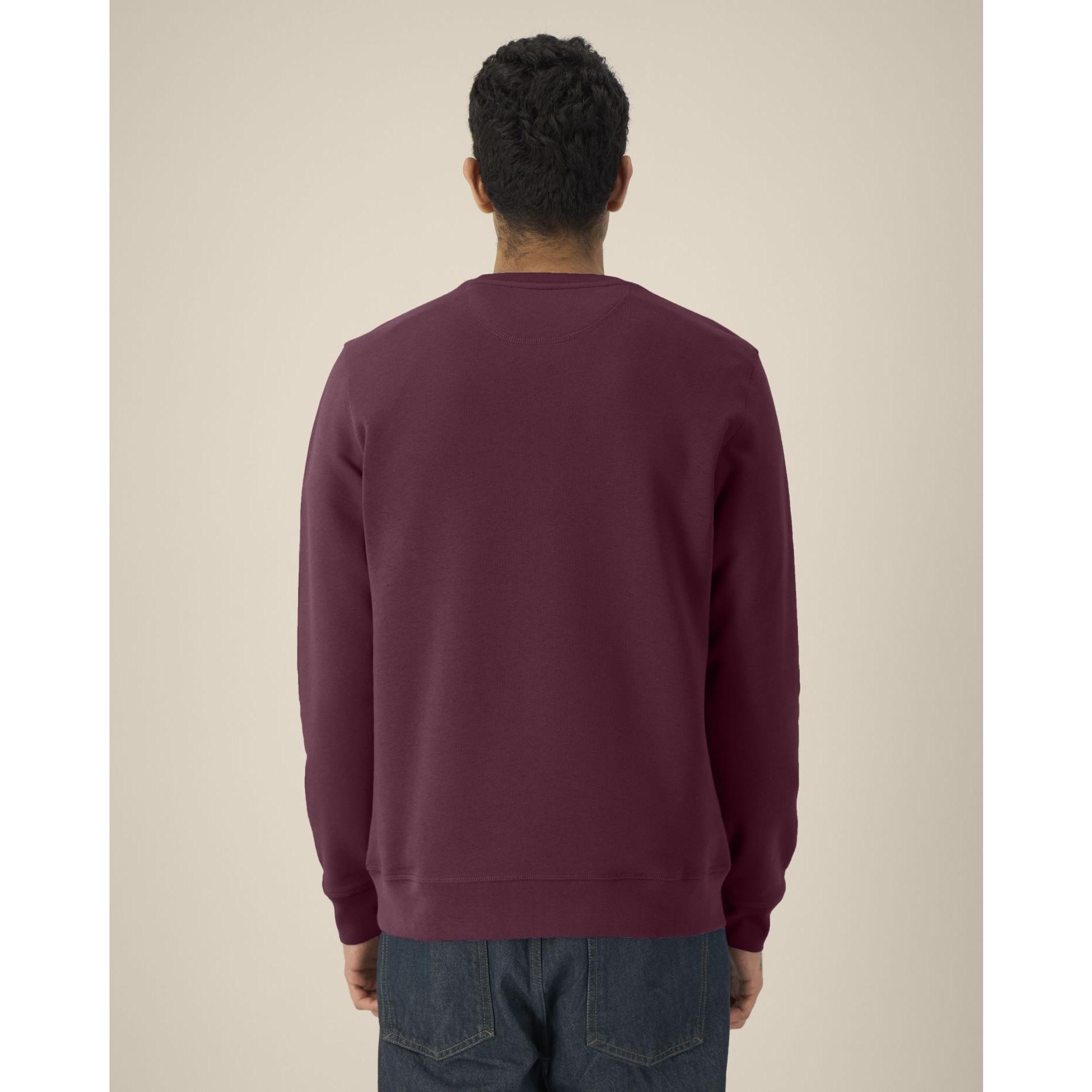 Bluză cu guler rotund Unisex Roller Deep Plum 2XS