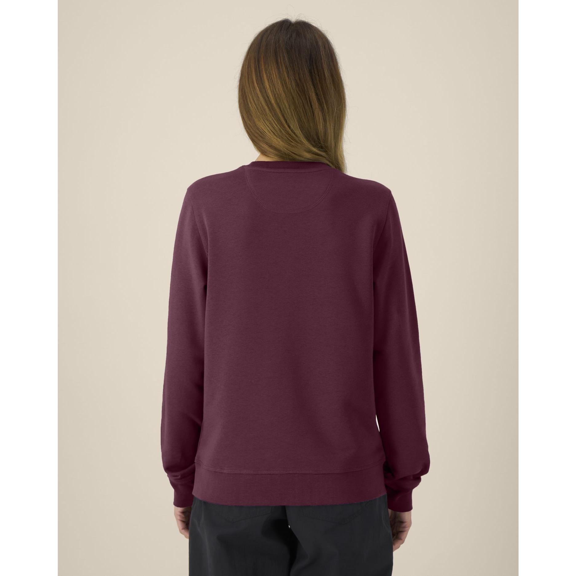 Bluză cu guler rotund Unisex Roller Deep Plum 2XS