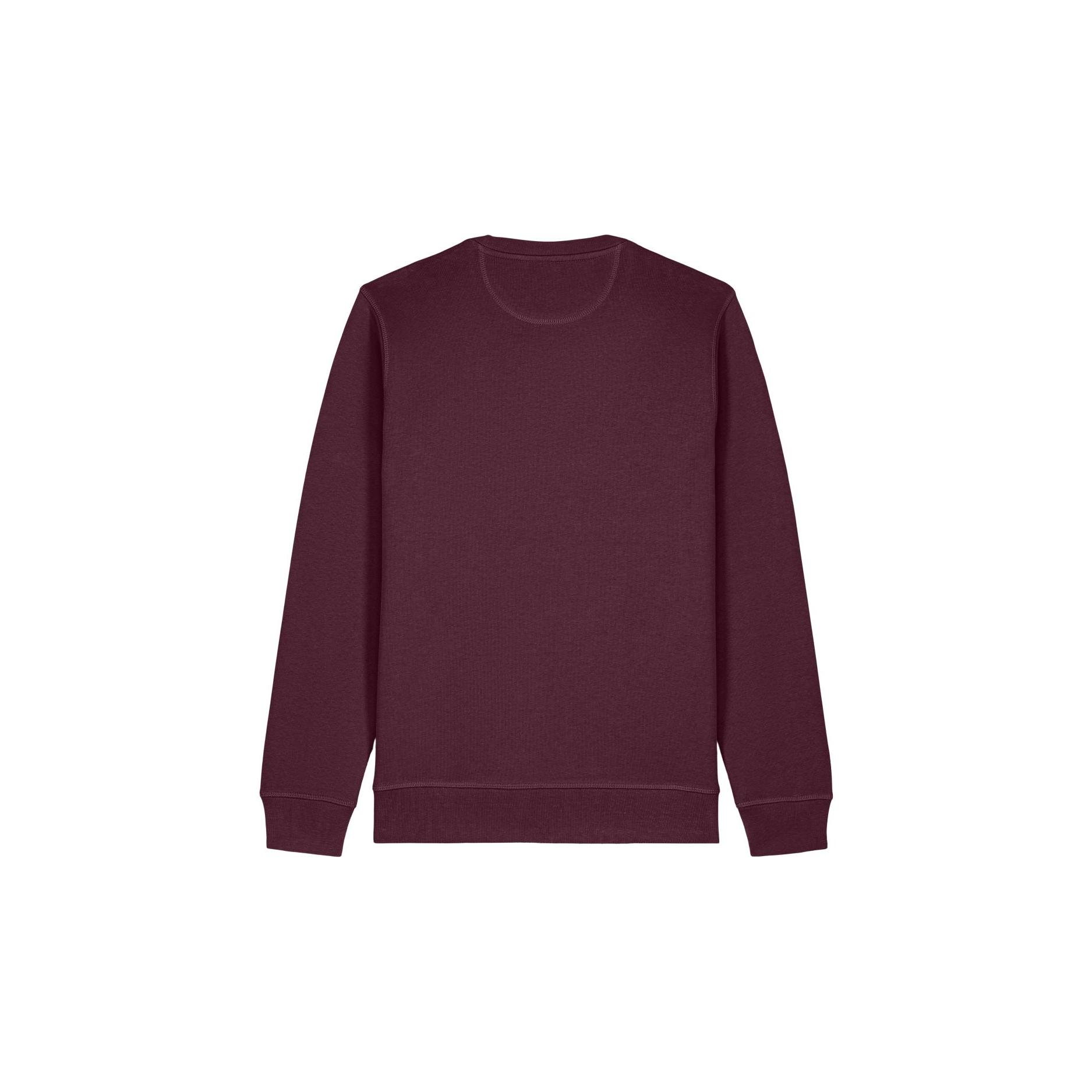 Bluză cu guler rotund Unisex Roller Deep Plum 2XS