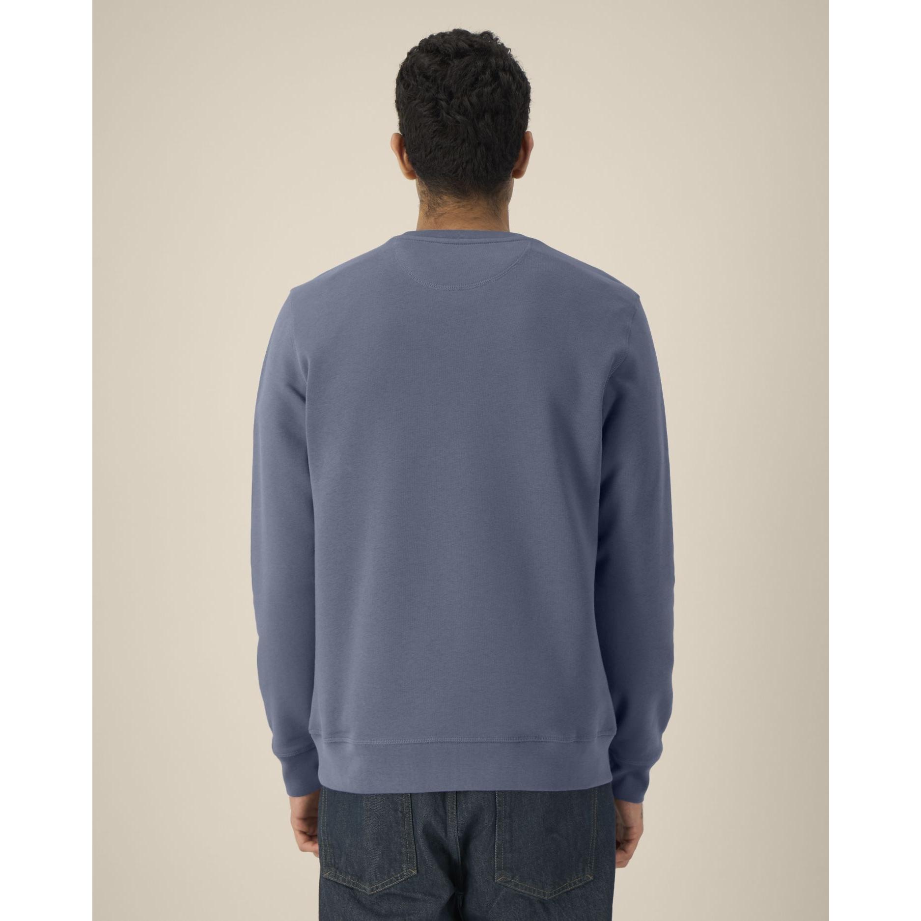 Bluză cu guler rotund Unisex Roller Blue Grey M