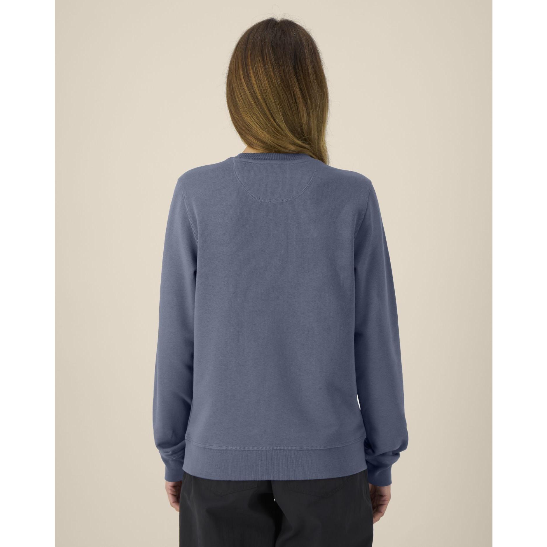 Bluză cu guler rotund Unisex Roller Blue Grey M