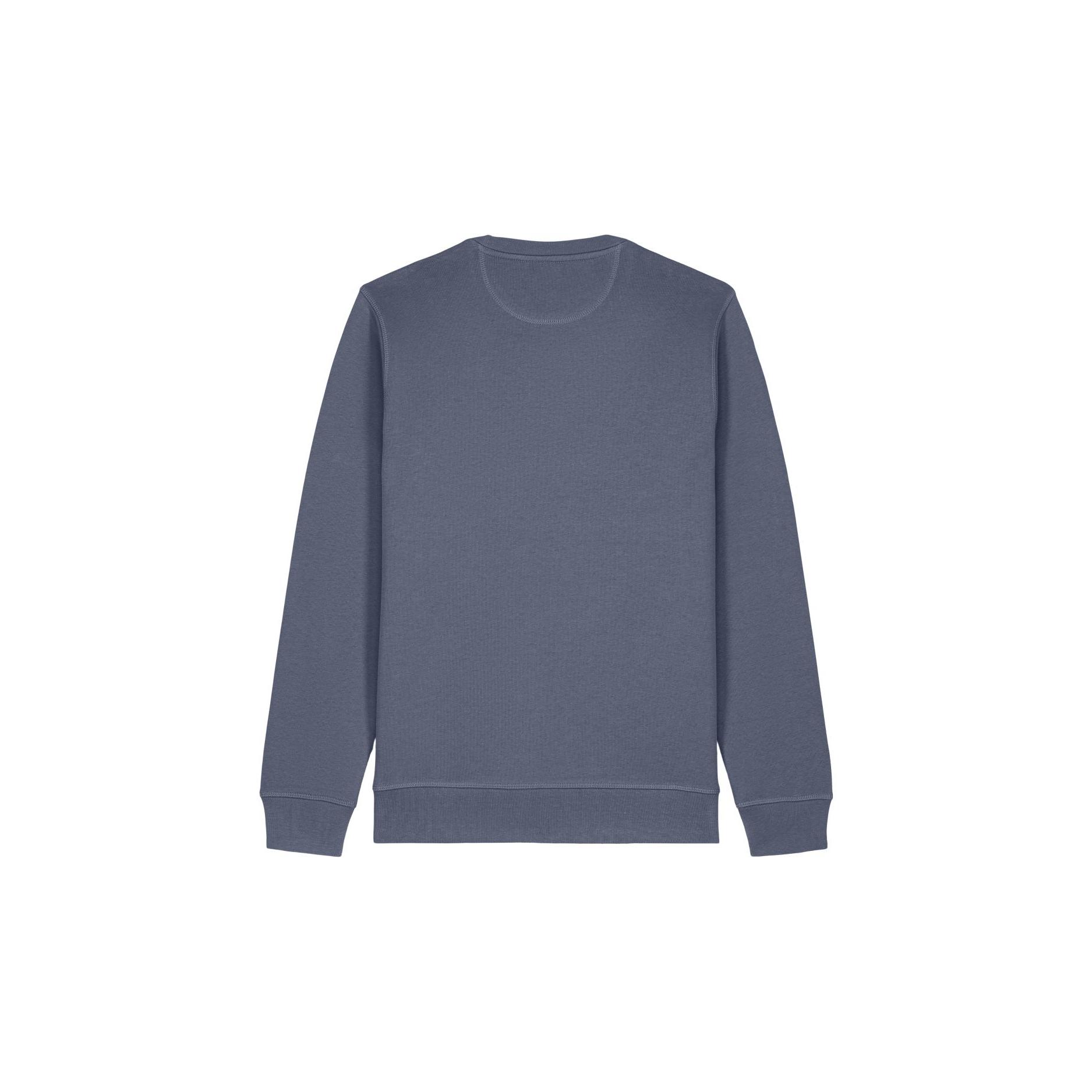 Bluză cu guler rotund Unisex Roller Blue Grey M