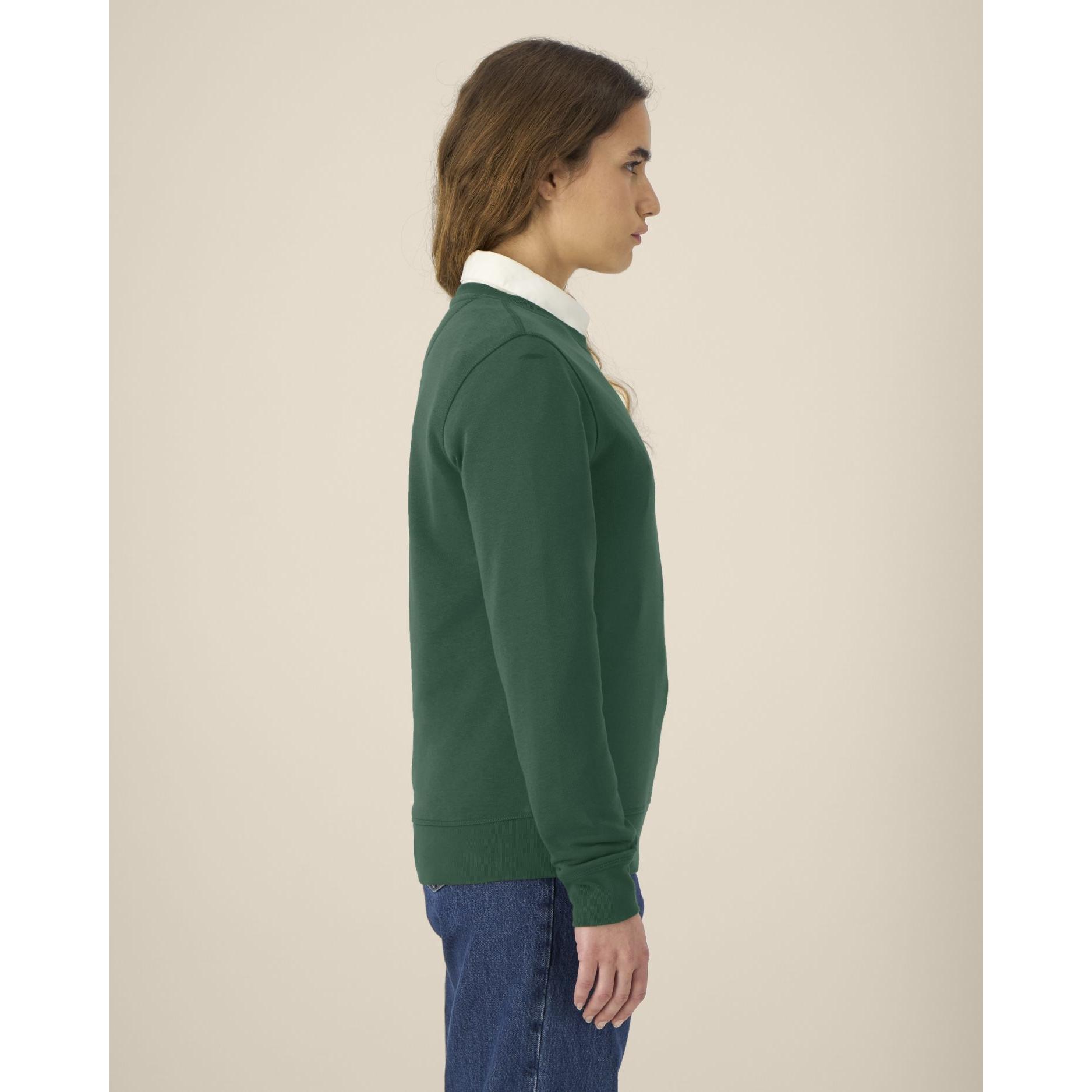 Bluză cu guler rotund Unisex Roller Bottle Green 2XS