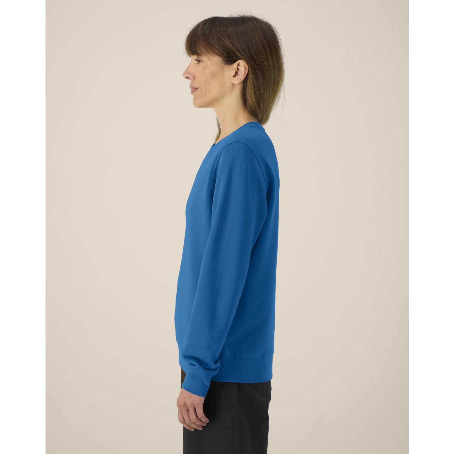 Bluză cu guler rotund Unisex Roller Royal Blue 4XL