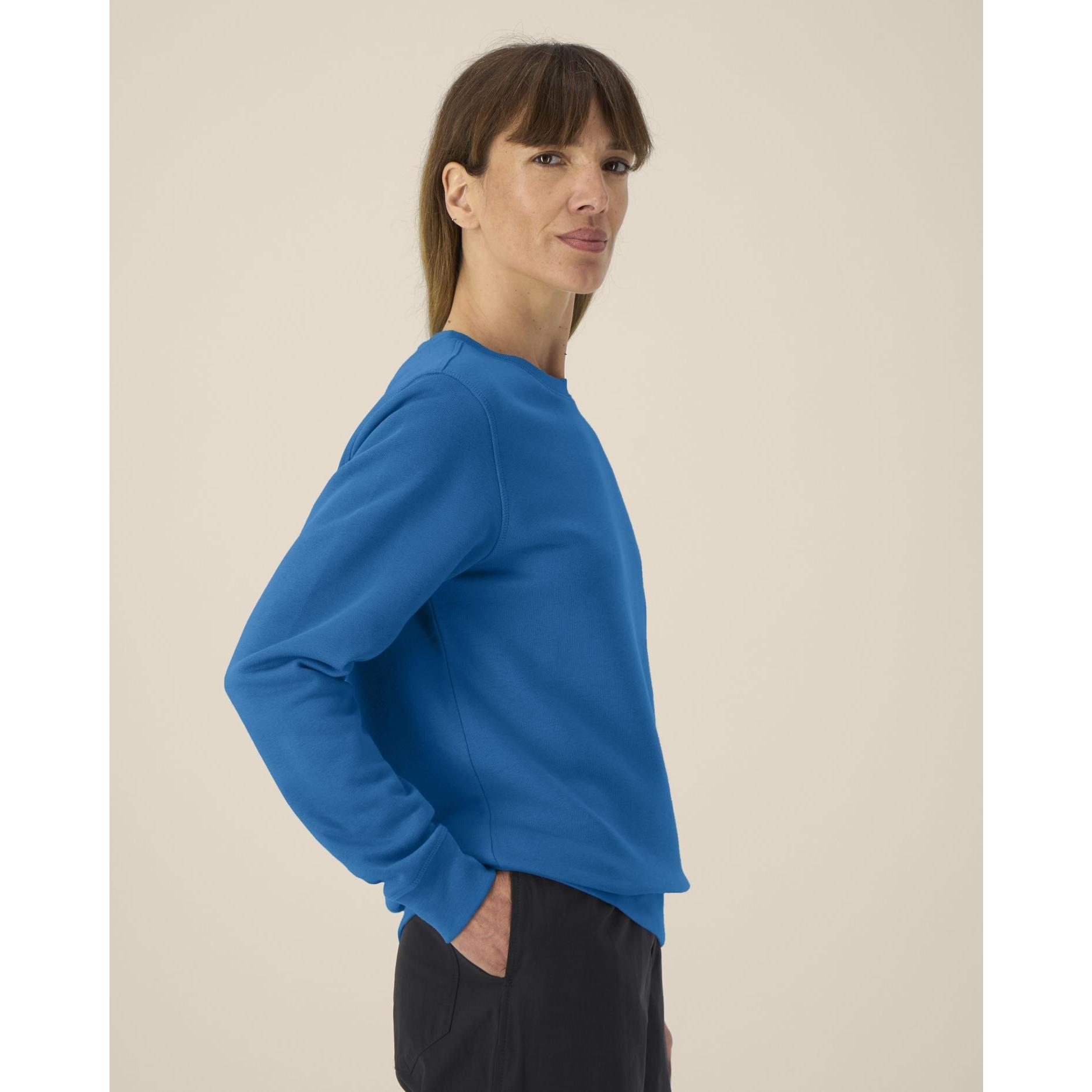 Bluză cu guler rotund Unisex Roller Royal Blue 4XL