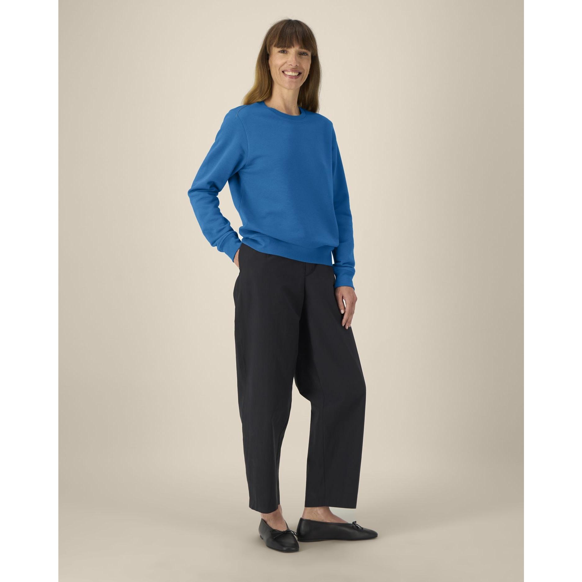 Bluză cu guler rotund Unisex Roller Royal Blue 4XL